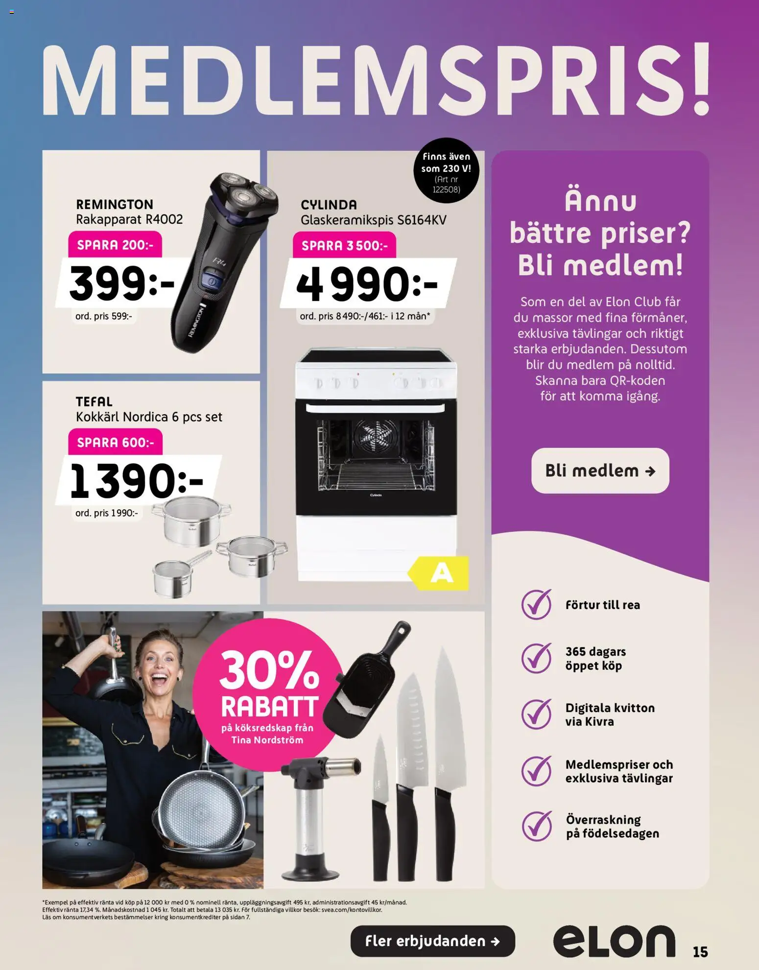 Elon reklamblad aktuell från 21/09/2026 | Sida: 15 | Produkter: Rakapparat, Set