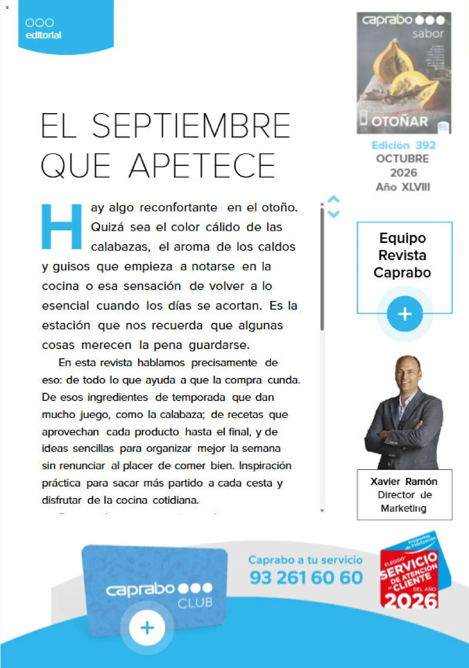 Caprabo Revista │ válido desde el 01/10/2026 | Página: 5 | Productos: Ingredientes, Revista, Cocina, Cesta