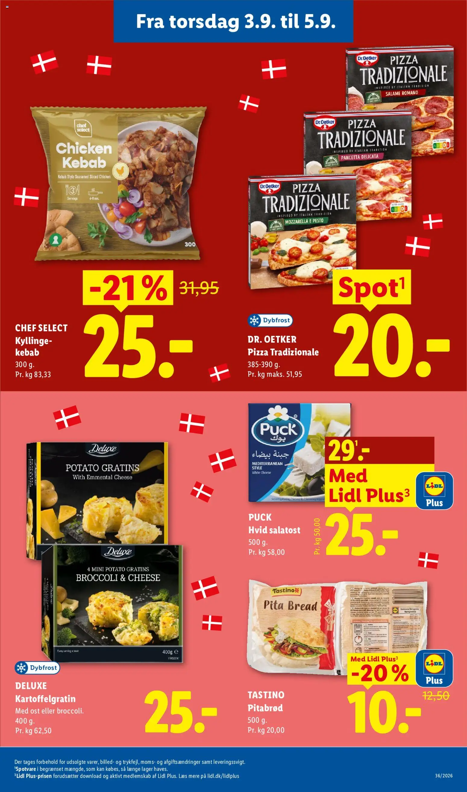 Lidl tilbudsavis – gyldig fra 30/08/2026 | Side: 35 | Produkter: Pitabrød, Broccoli, Salatost, Søm