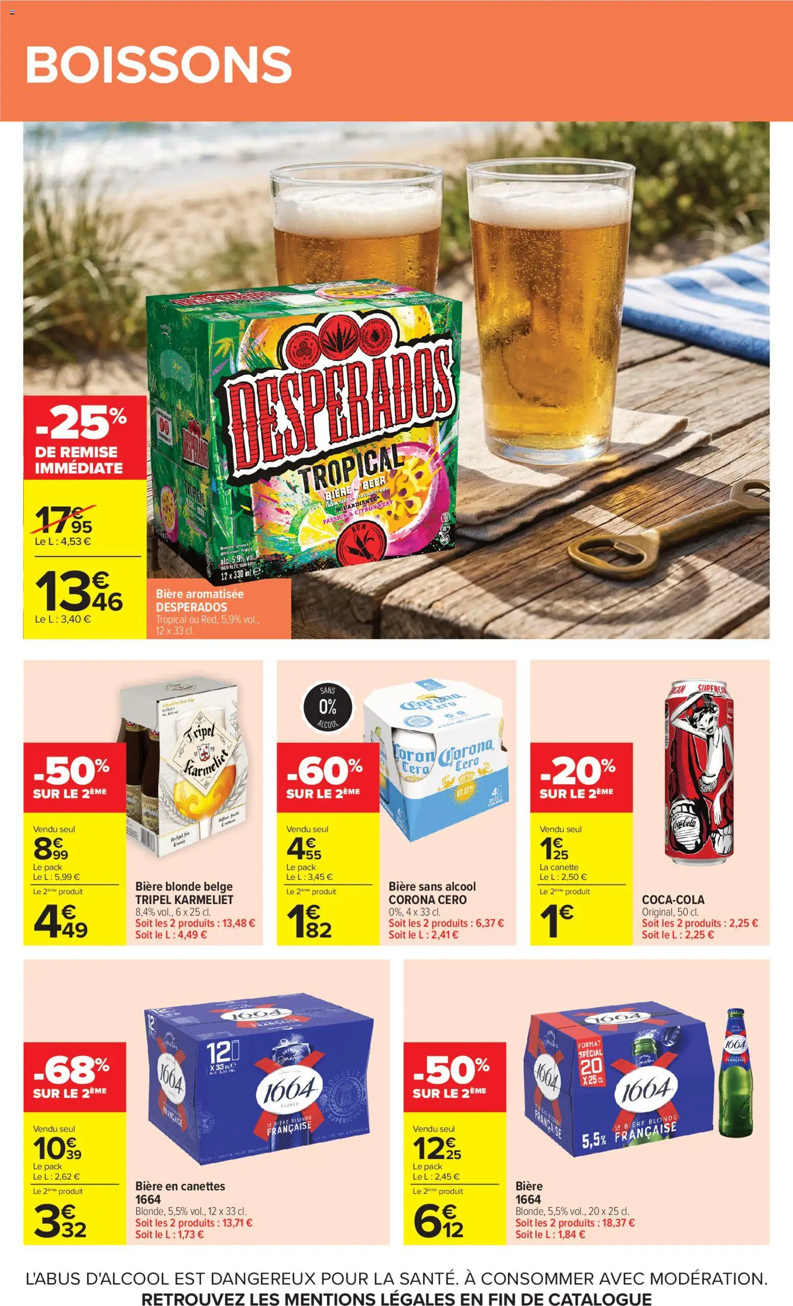 {H1} | Page: 44 | Produits: Alcool, Citron, Citron vert, Bière