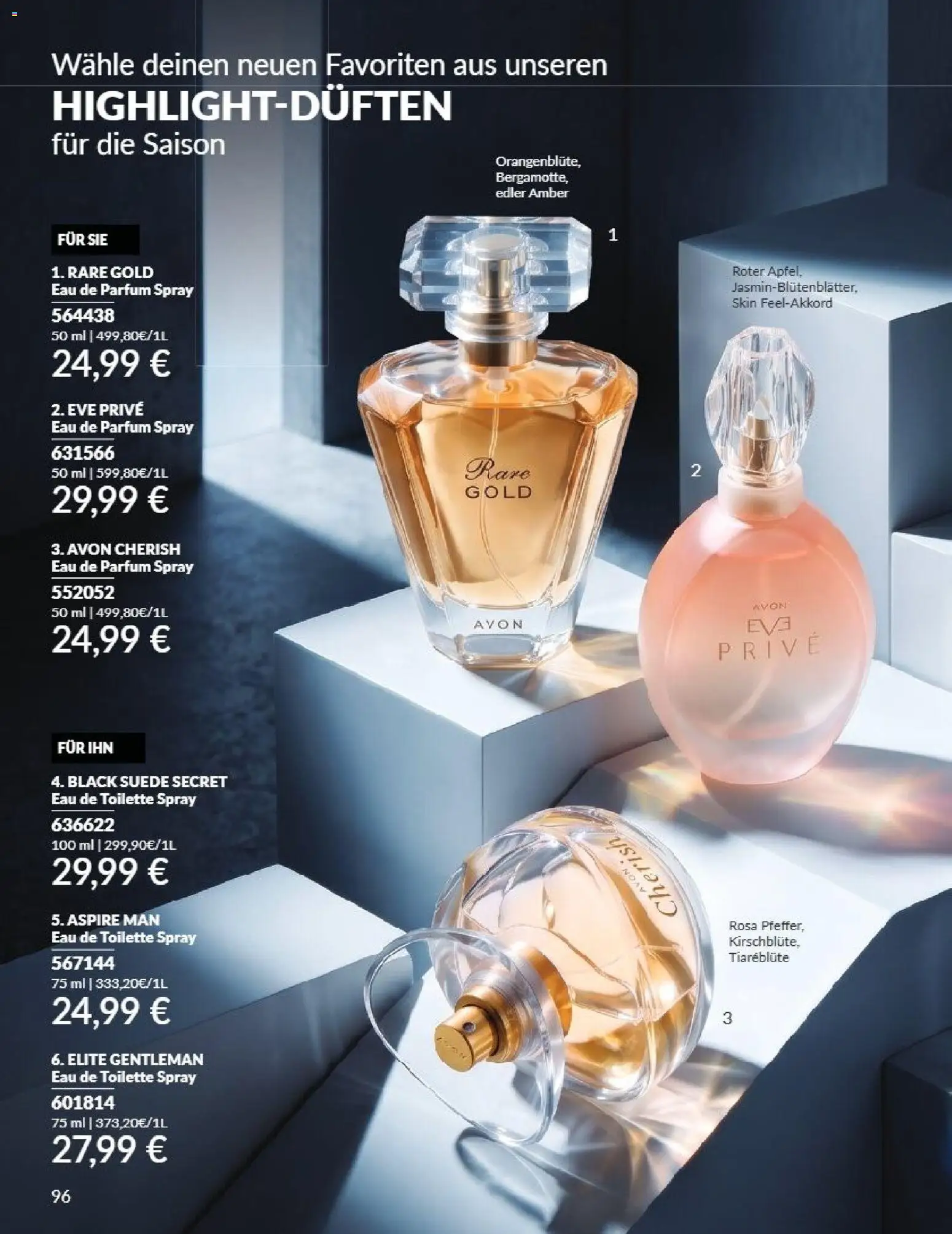 AVON Katalog September 2026 – gültig ab 01.09.2026 | Seite: 96 | Produkte: Toilette, Duft, Eau de Toilette