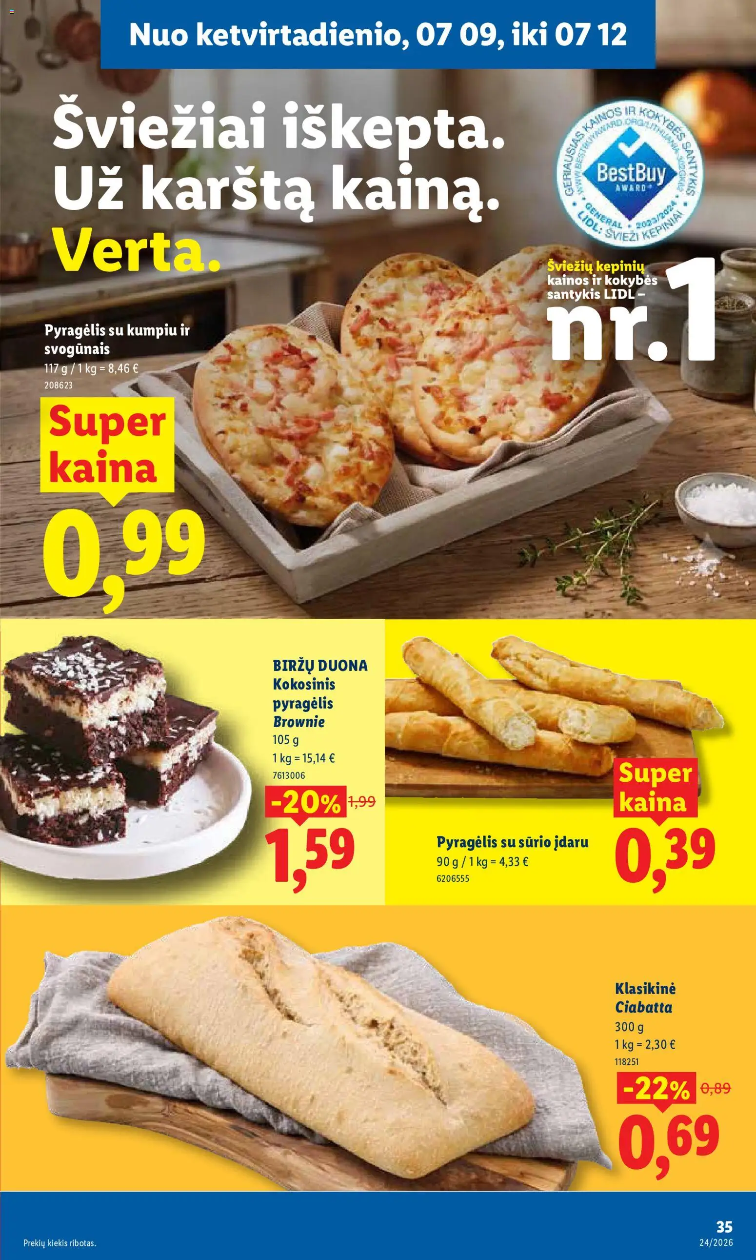 LIDL akcijos nuo 2026.07.06 | Puslapis: 35