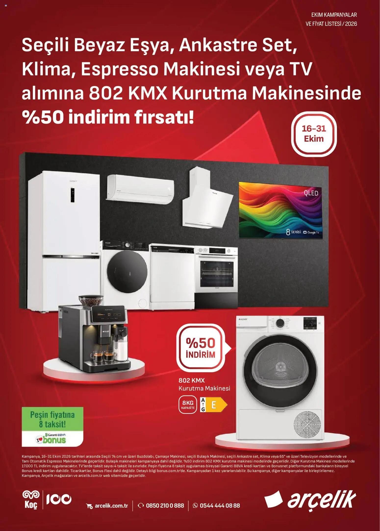 Arçelik Katalog - 16 Ekim 2026 tarihinden itibaren geçerlidir | Sayfa: 1
