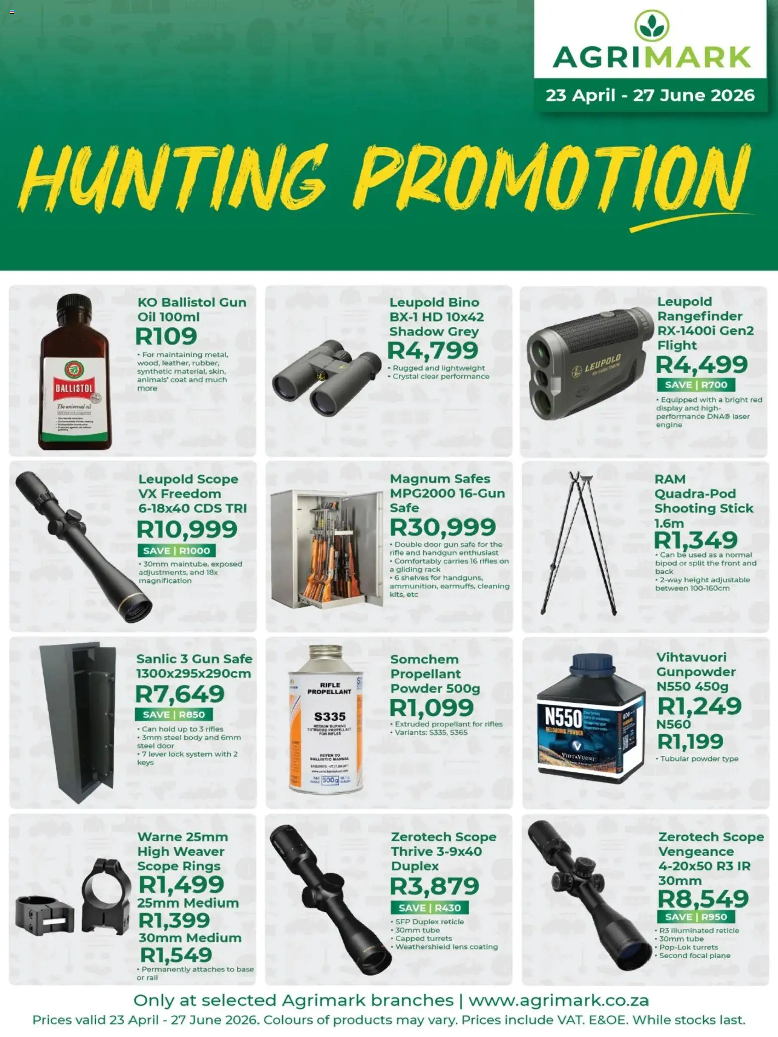 New Agrimark catalogue – valid from 23.04.2026 | Page: 5 | Products: Coat, Lock, Oil, Powder