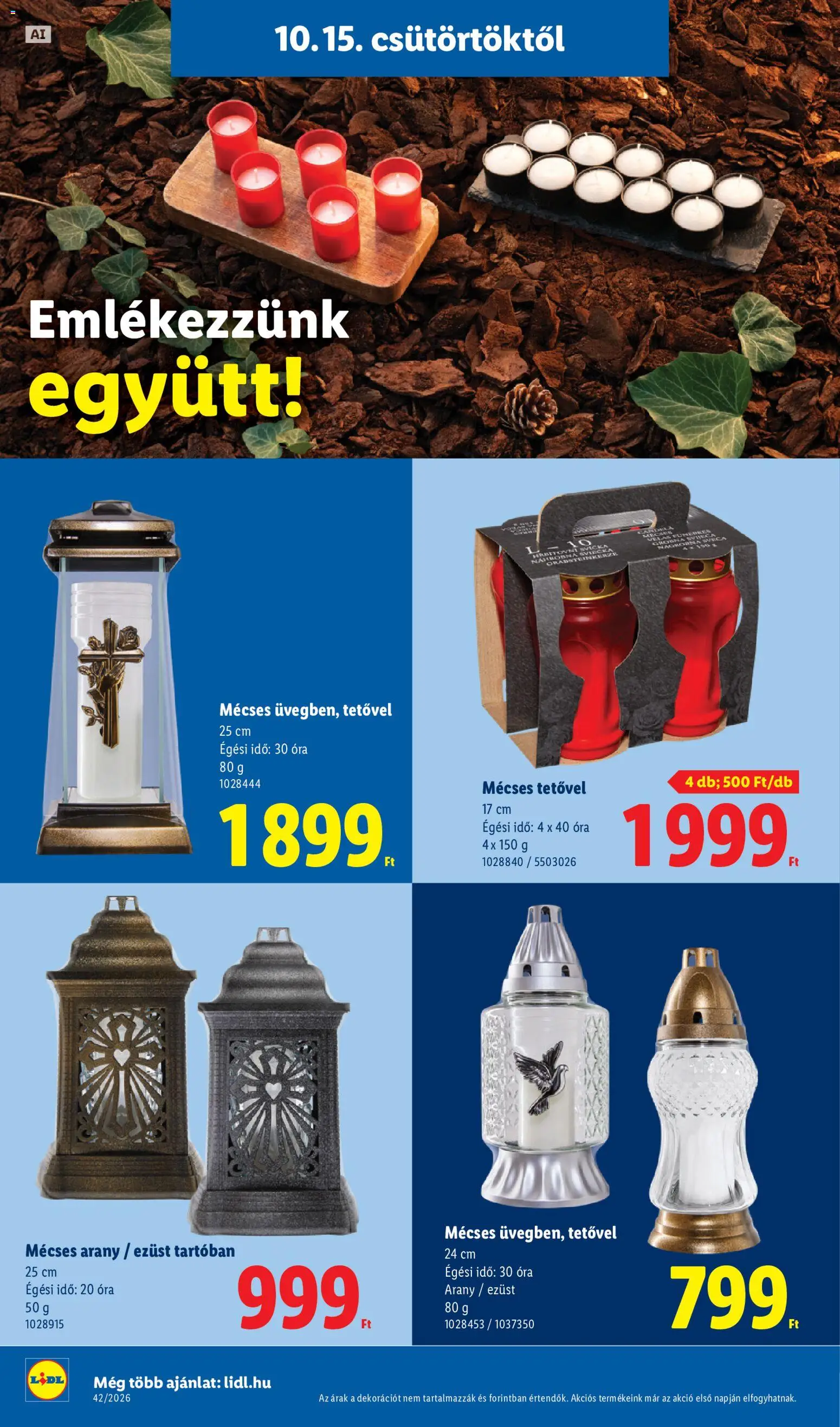 Lidl akciós ujság - amely érvényes a következő dátumtól: 2026.10.15. | Oldal: 22