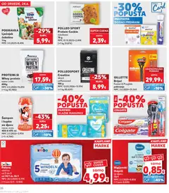 GILLETTE Brijač, Fusion ili Proglide pakiranje - Pregled kataloga iz trgovine Kaufland, vrijedi od 24.06.2026 | Stranica: 20 | Proizvodi: Kupka, Vlažne maramice, Lješnjak, Čokolino