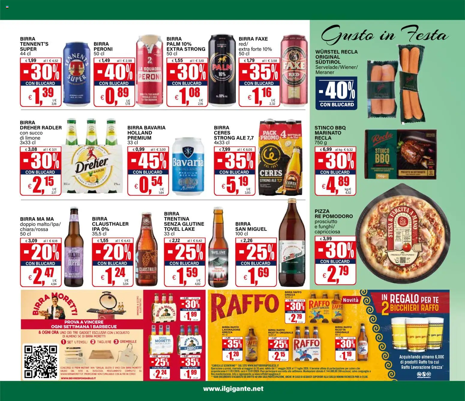 Volantino Il Gigante del 16/07/2026 | Pagina: 25 | Prodotti: Pizza, Birra, Tè, Limone