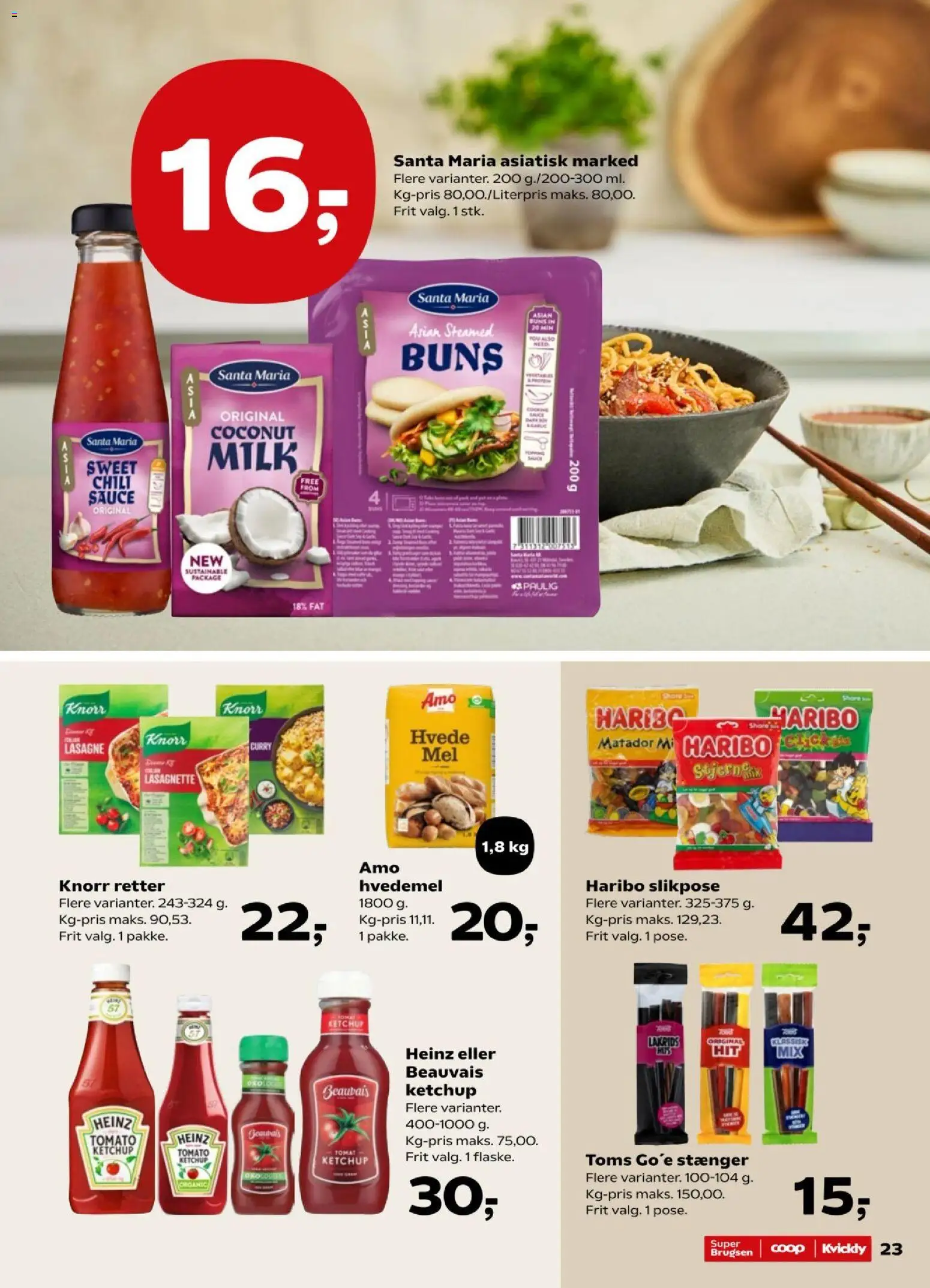 Super Brugsen tilbudsavis – gyldig fra 28/08/2026 | Side: 27 | Produkter: Chili, Ketchup, Lakrids, Lasagne