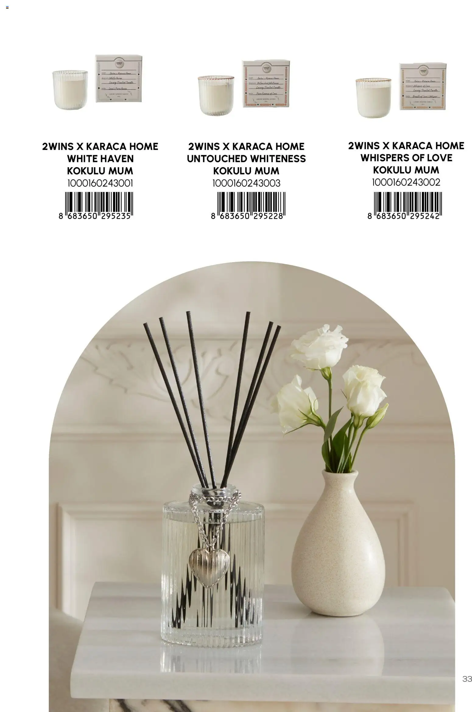 Karaca Home Katalog Dekoratif - İlkbahar / Yaz 2026 - 01 Mart 2026 tarihinden itibaren geçerlidir | Sayfa: 33 | Ürünler: Kokulu mum