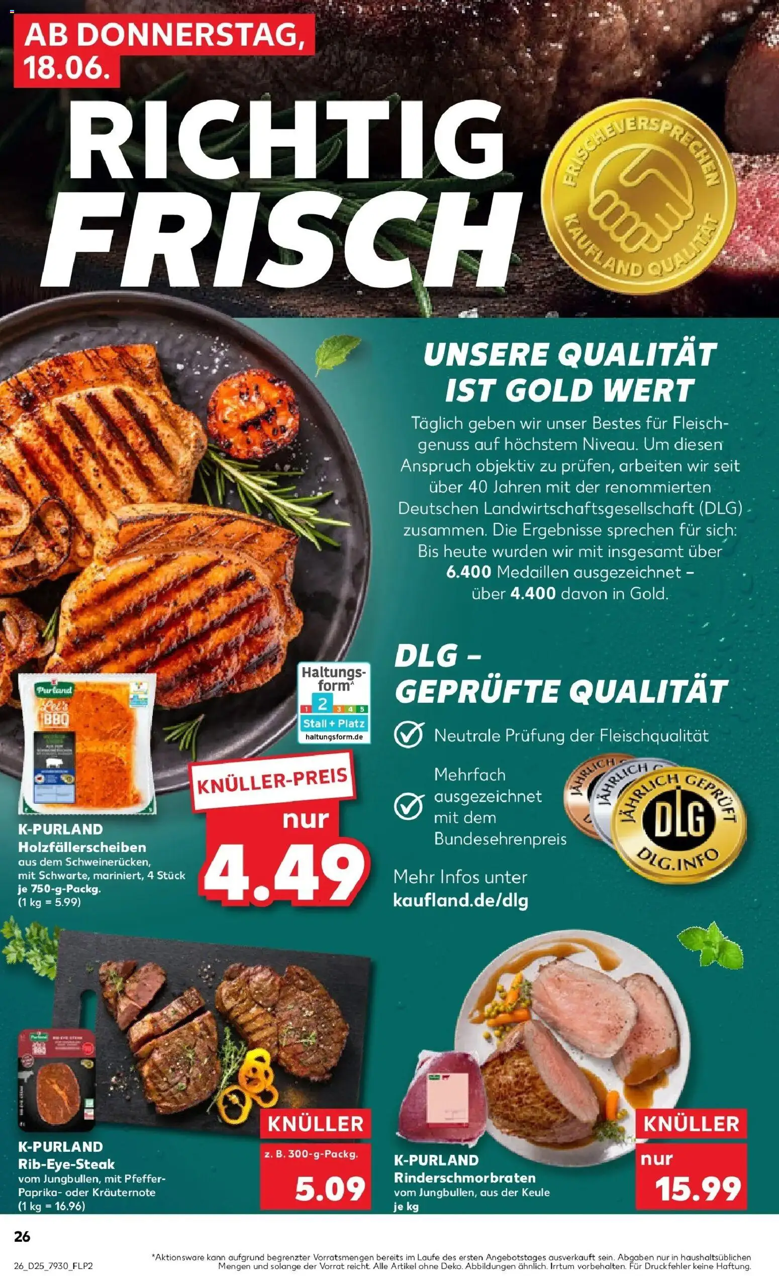 Kaufland Prospekt Stadthagen – gültig ab 15.06.2026 | Seite: 35 | Produkte: Paprika, Pfeffer, Steak, Fleisch