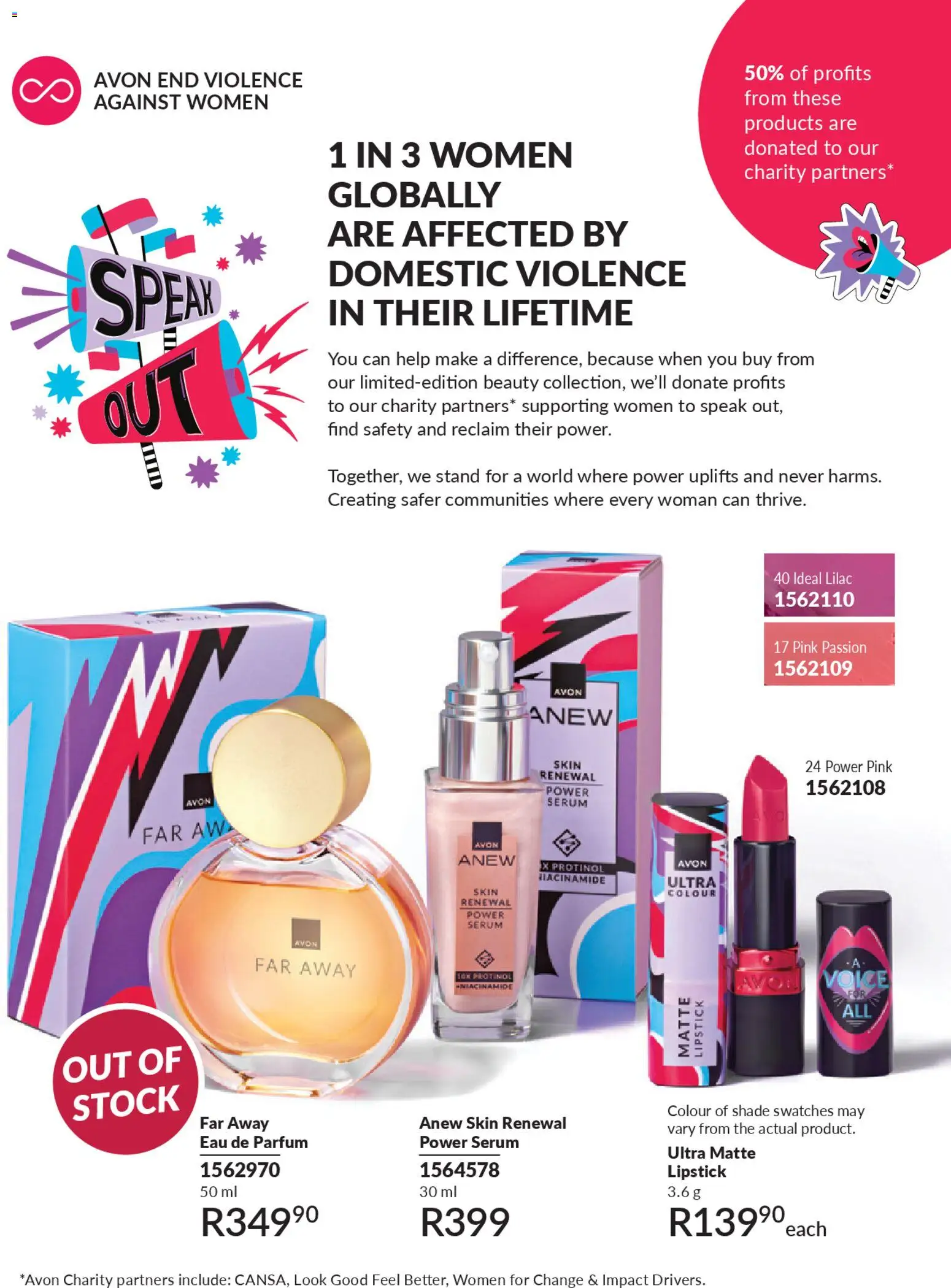 New Avon catalogue – valid from 01.04.2026 | Page: 177 | Products: Serum, Perfume, Lipstick, Stock