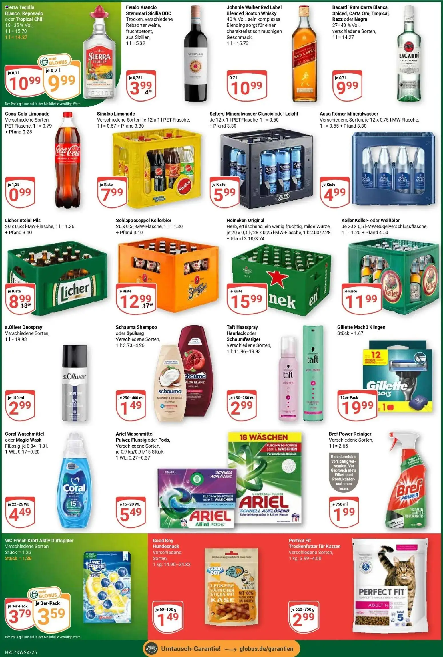 Globus Prospekt Hattersheim – gültig ab 08.06.2026 | Seite: 5 | Produkte: Pils, Spülung, Waschmittel, Deospray