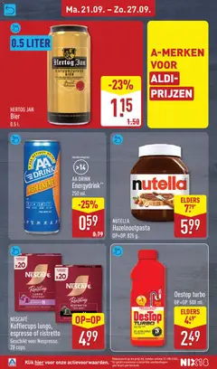 Aldi folder week 39 - Voorbeeld van een folder van Aldi, geldig van 21-09-2026 | Pagina: 24