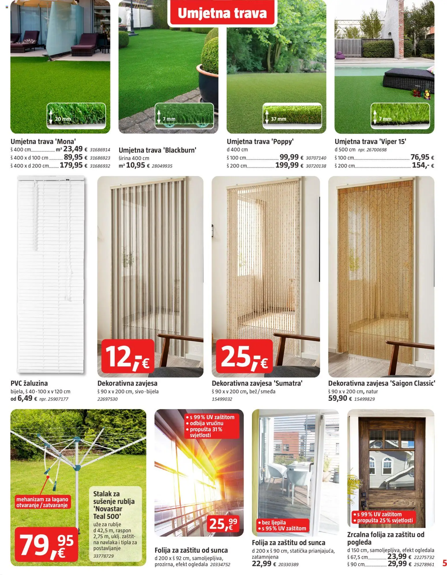 Bauhaus katalog | vrijedi od 17.06.2026 | Stranica: 5 | Proizvodi: Ogledala, Zavjesa