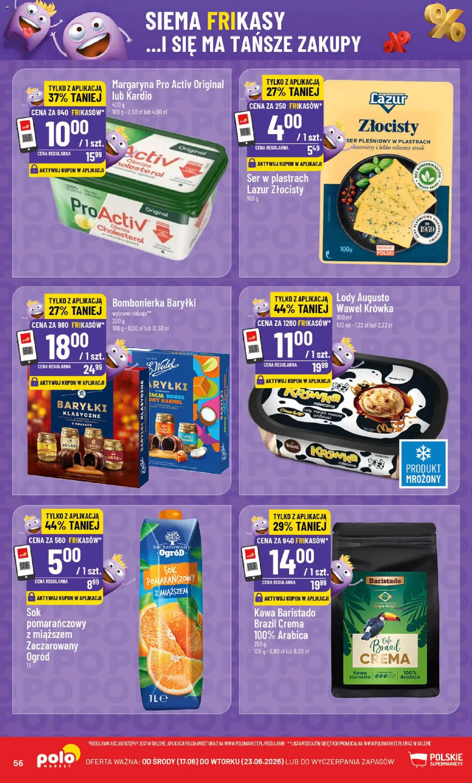 POLOmarket gazetka od 17.06.2026 | Strona: 56 | Produkty: Ser pleśniowy, Bombonierka, Sery, Kawa