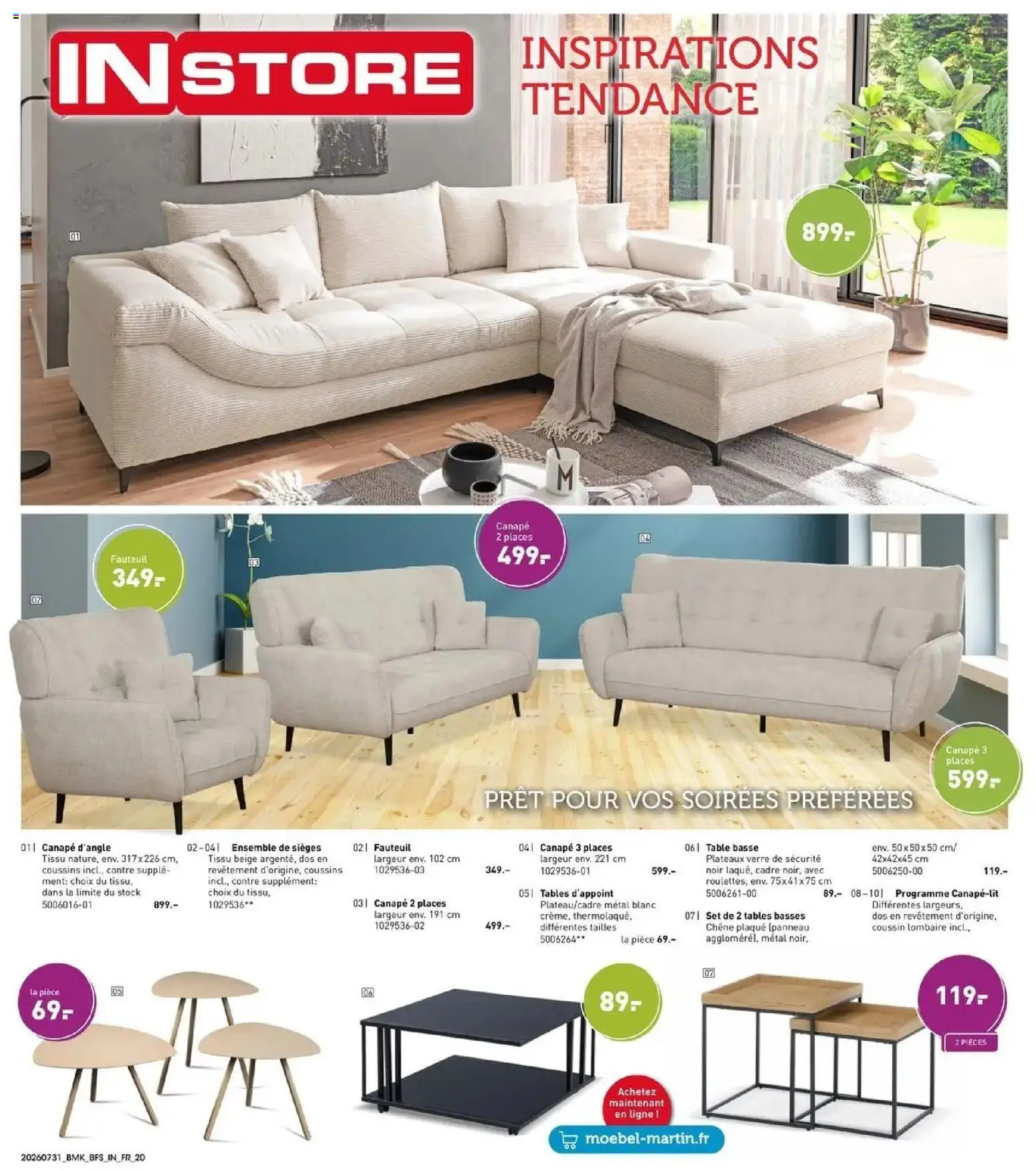 {H1} | Page: 20 | Produits: Coussin lombaire, Store, Fauteuil, Canapé d’angle
