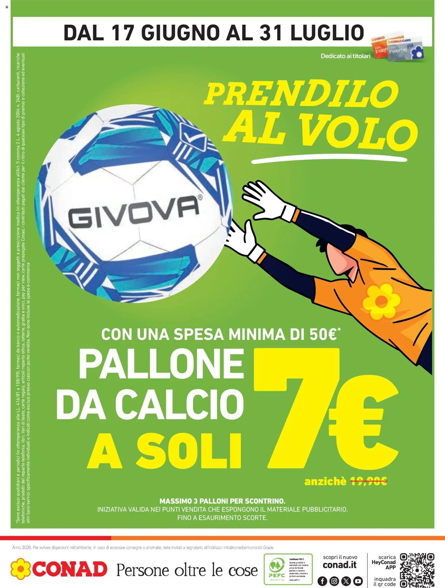 Volantino Conad del 17.06.2026 | Pagina: 20 | Prodotti: Pallone