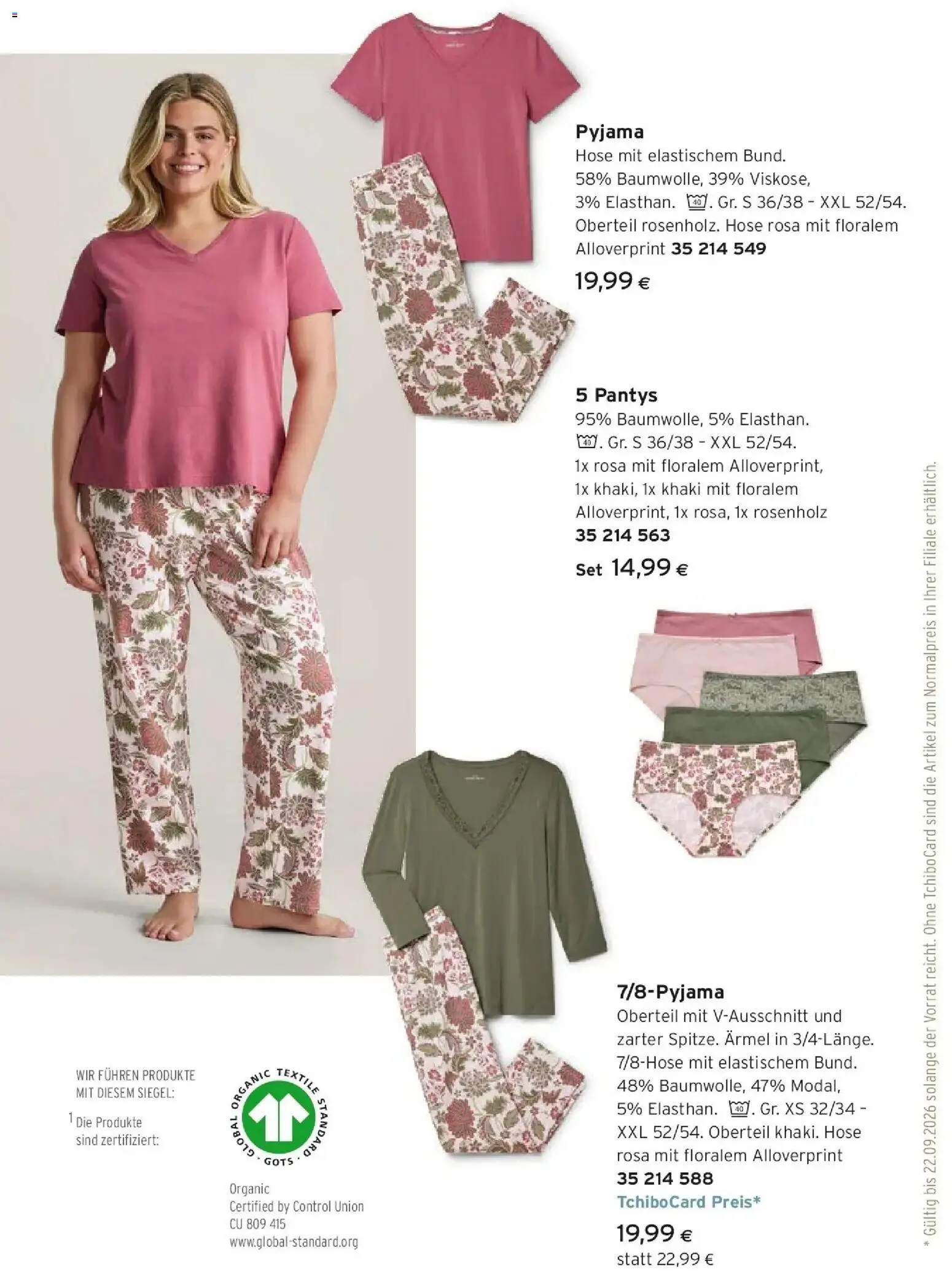 Tchibo Eduscho - Tchibo Magazin von 20.08.2026 - Aktuelle Angebote | Seite: 22 | Produkte: Hose, Pyjama