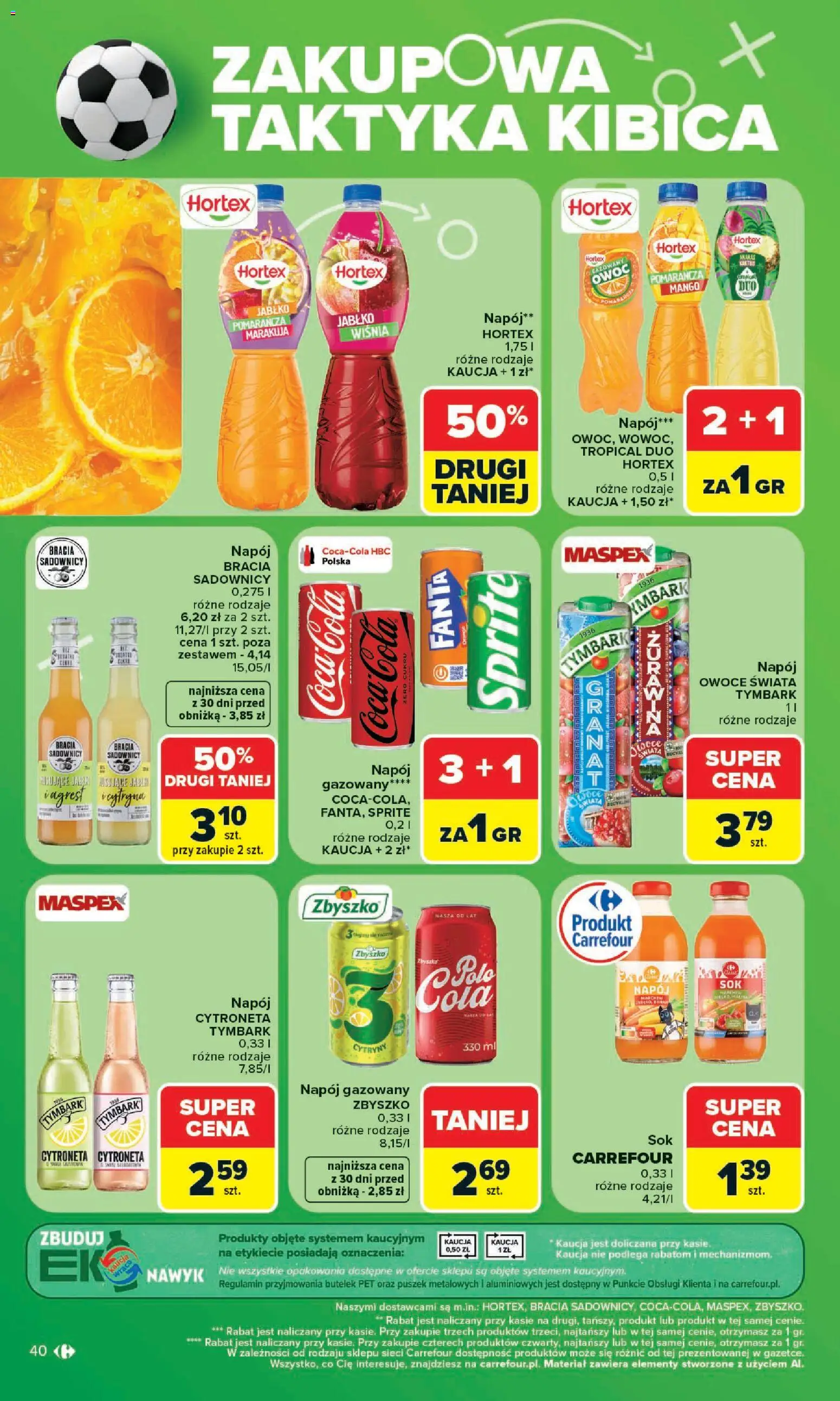 Carrefour gazetka od 13.07.2026 | Strona: 42 | Produkty: Mango, Sprite, Cytryny, Owoce