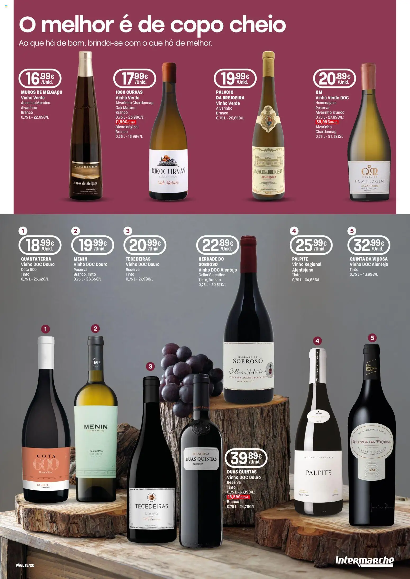 Intermarché folheto Especial Vinhos Contact │ válido de 10/09/2026 | Página: 15
