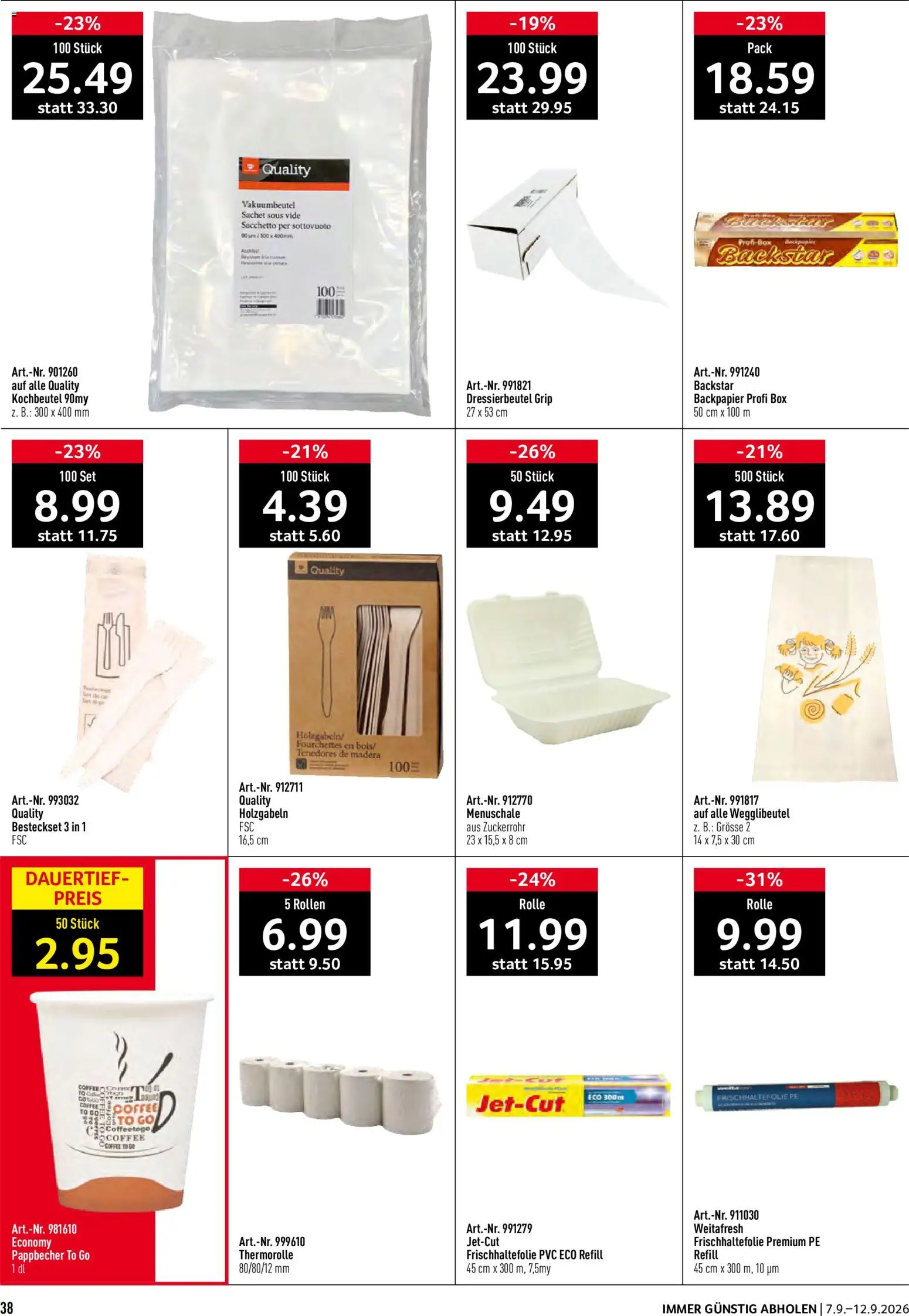 Prodega aktionen – gültig ab 07.09.2026 | Seite: 38