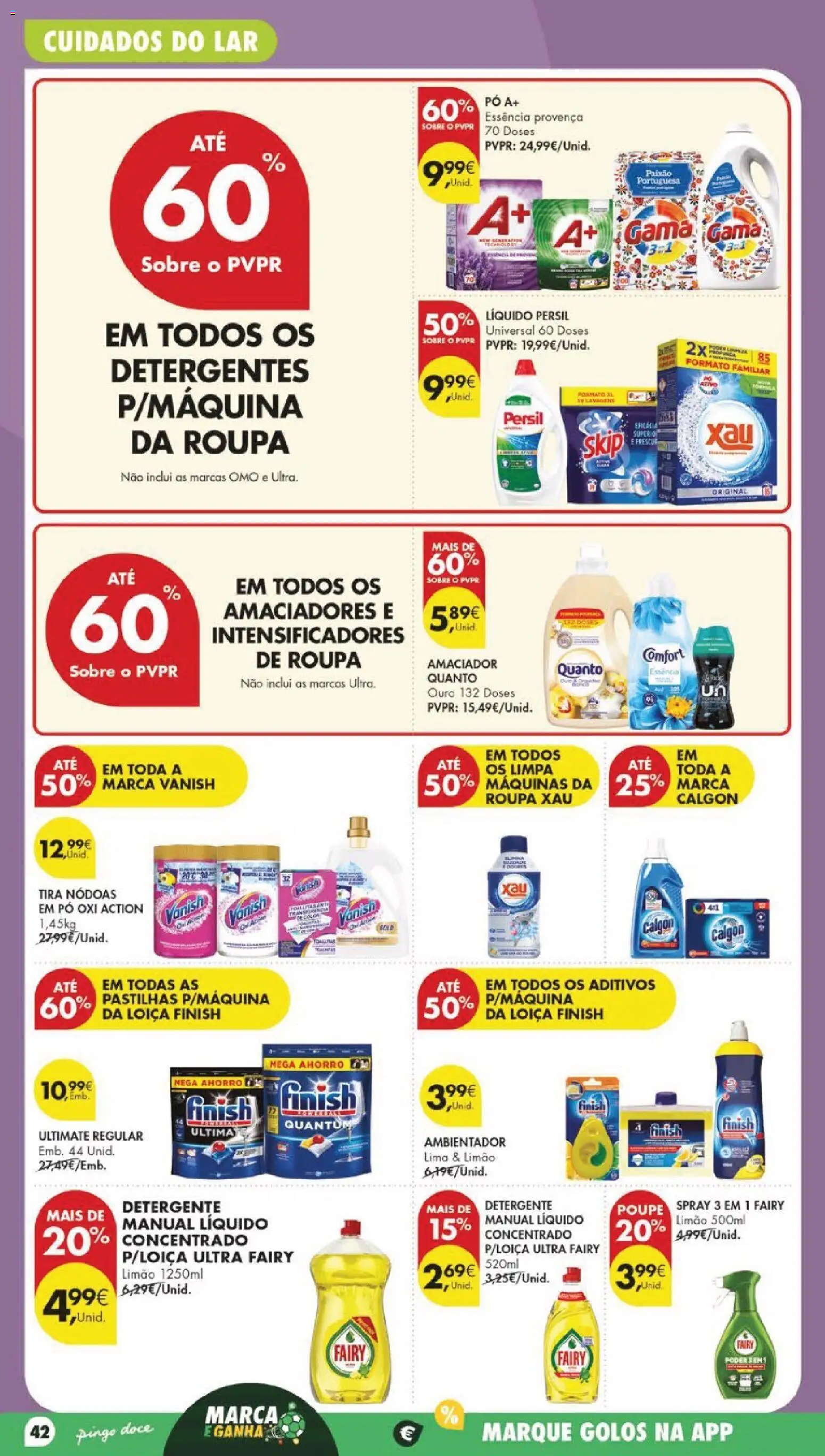 Pingo Doce folheto │ válido de 07/07/2026 | Página: 48 | Produtos: Pó, Detergente, Persil