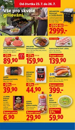 Náhled letáku Losos filet, cena za 1 kg, 8 x 125 g, s kůží, chlazený, baleno v ochranné atmosféře od 23.07.2026 | Strana: 20