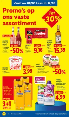 HERTA Superieur ham, 3 sneden per pack € 2,59 per pack €5,18 - € 3,89 b.a.v. 2 packs 2 x 100 g - Voorbeeld van een folder van Lidl, geldig van 04.05.2026 | Pagina: 16 | Producten: Ham, Fles, Tabletek, Wasmiddel