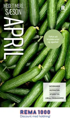 Rema 1000 - Meget mere sæson - april gyldig fra 31.03.2026