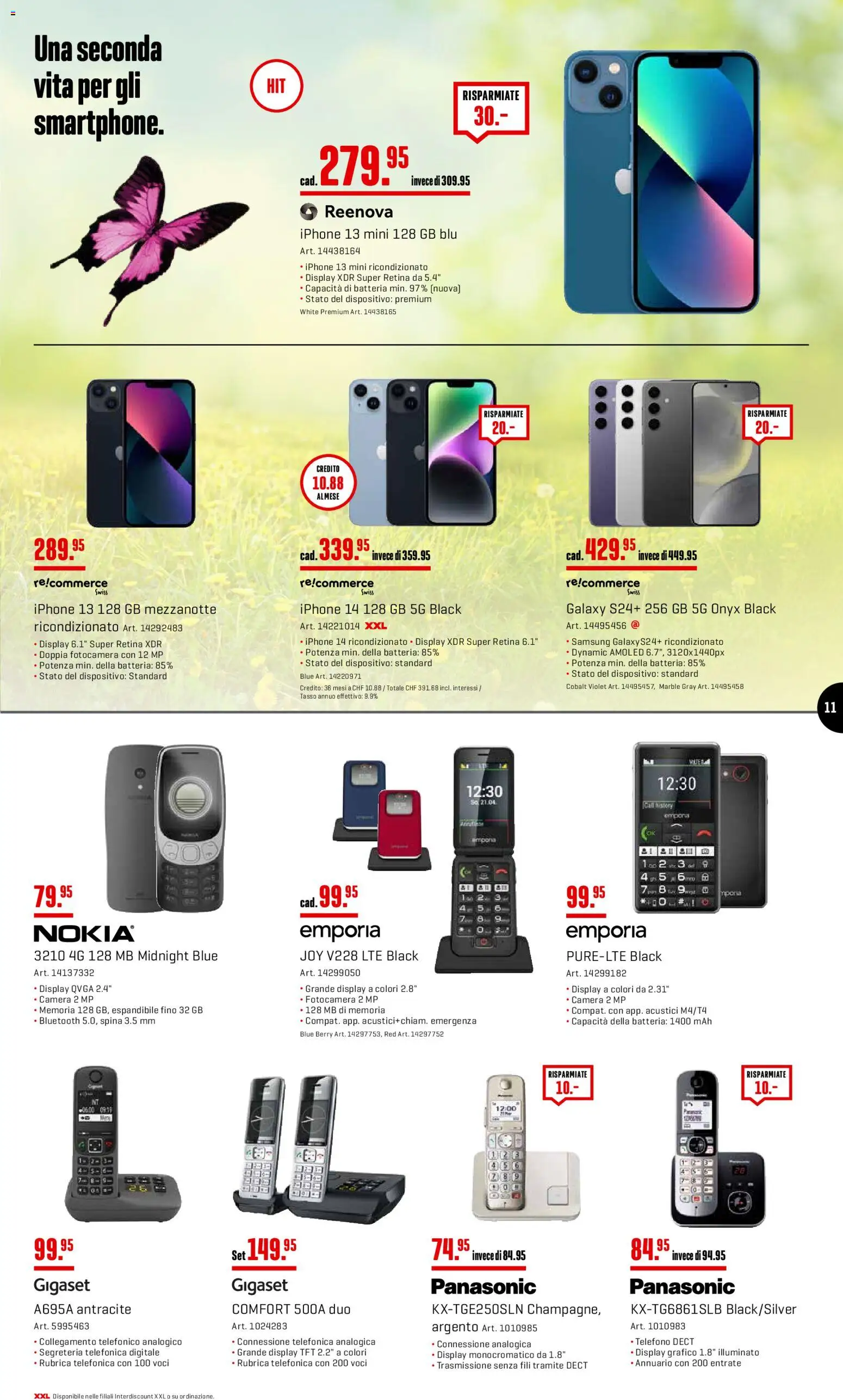 Interdiscount aktionen Offerti – gültig ab 07.09.2026 | Seite: 11 | Produkte: Samsung, Iphone, Panasonic