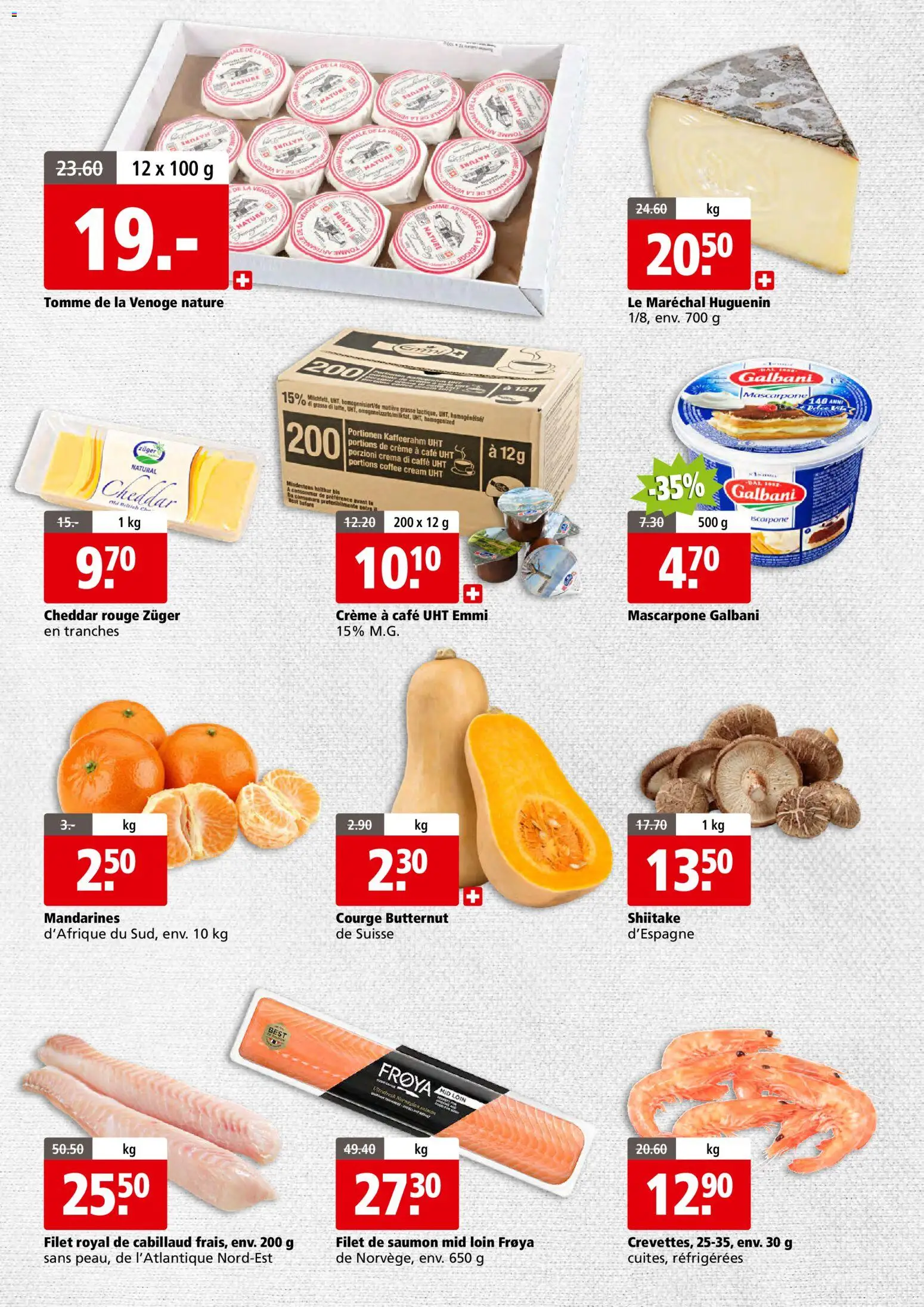 Aligro aktionen Business Chavannes, Matran, Genève, Sion – gültig ab 28.09.2026 | Seite: 2 | Produkte: Mascarpone, Rouge, Creme
