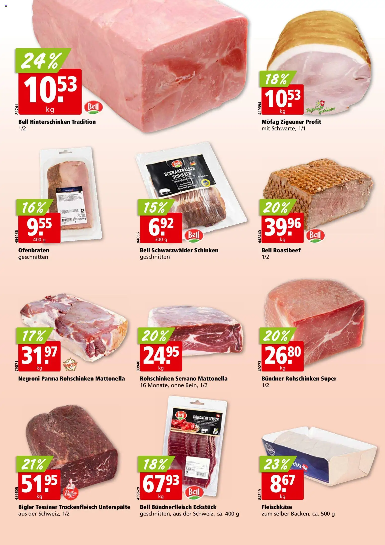 Aligro aktionen – gültig ab 01.06.2026 | Seite: 10 | Produkte: Schinken, Tabasco Sauce