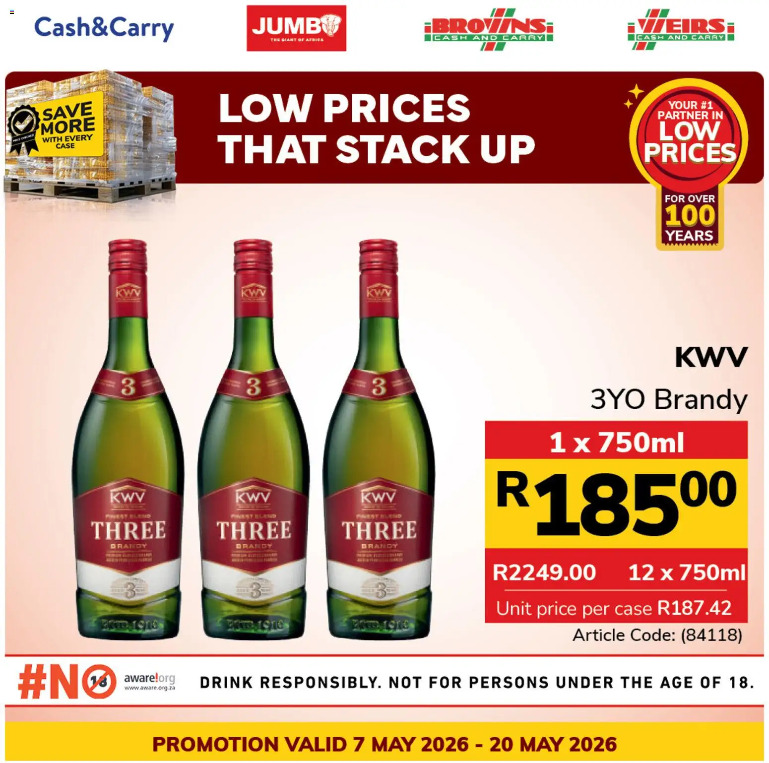 New Jumbo catalogue – valid from 07.05.2026 | Page: 4 | Products: Case, Brandy