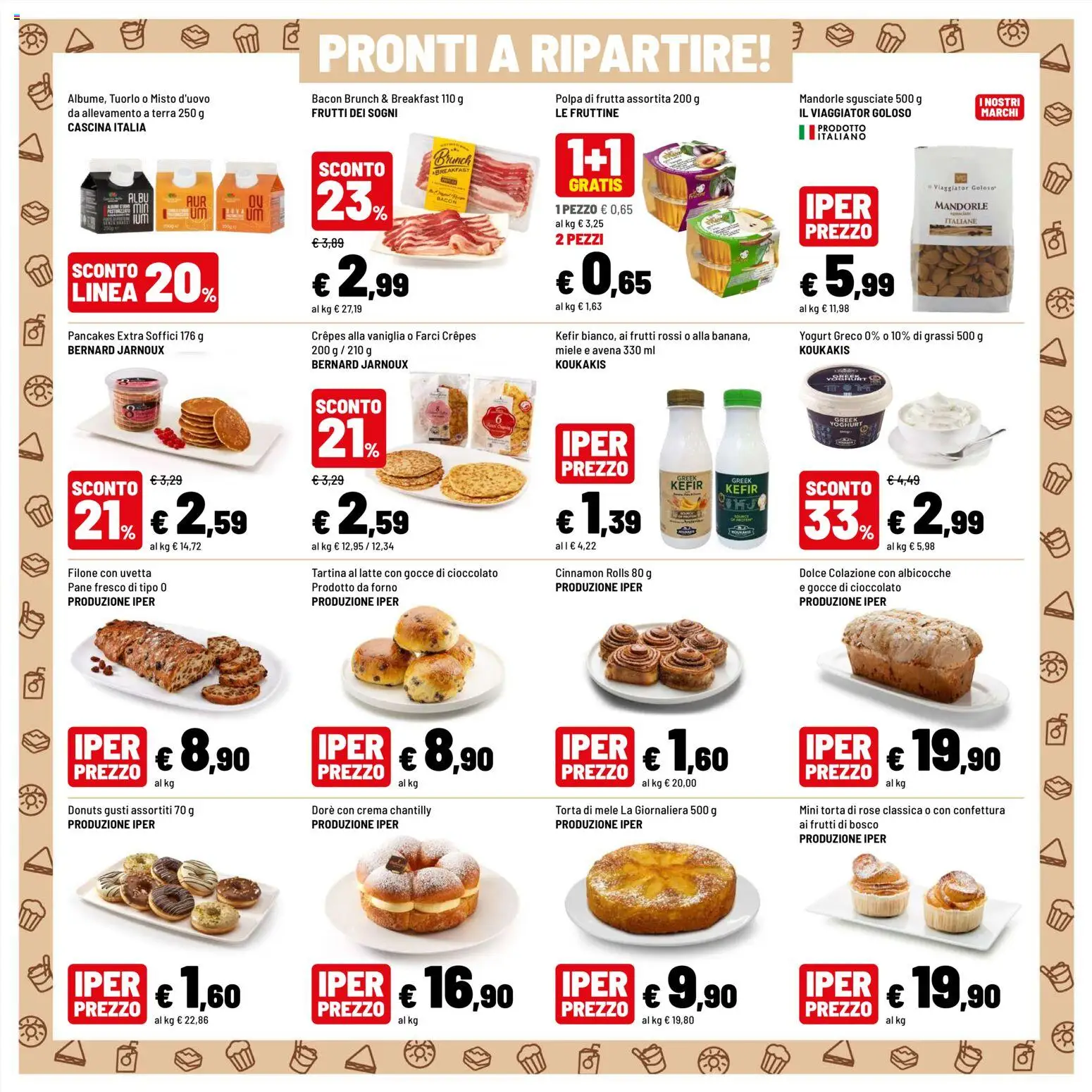 Volantino Iper del 31/08/2026 | Pagina: 31 | Prodotti: Uvetta, Cioccolato, Mandorle, Forno