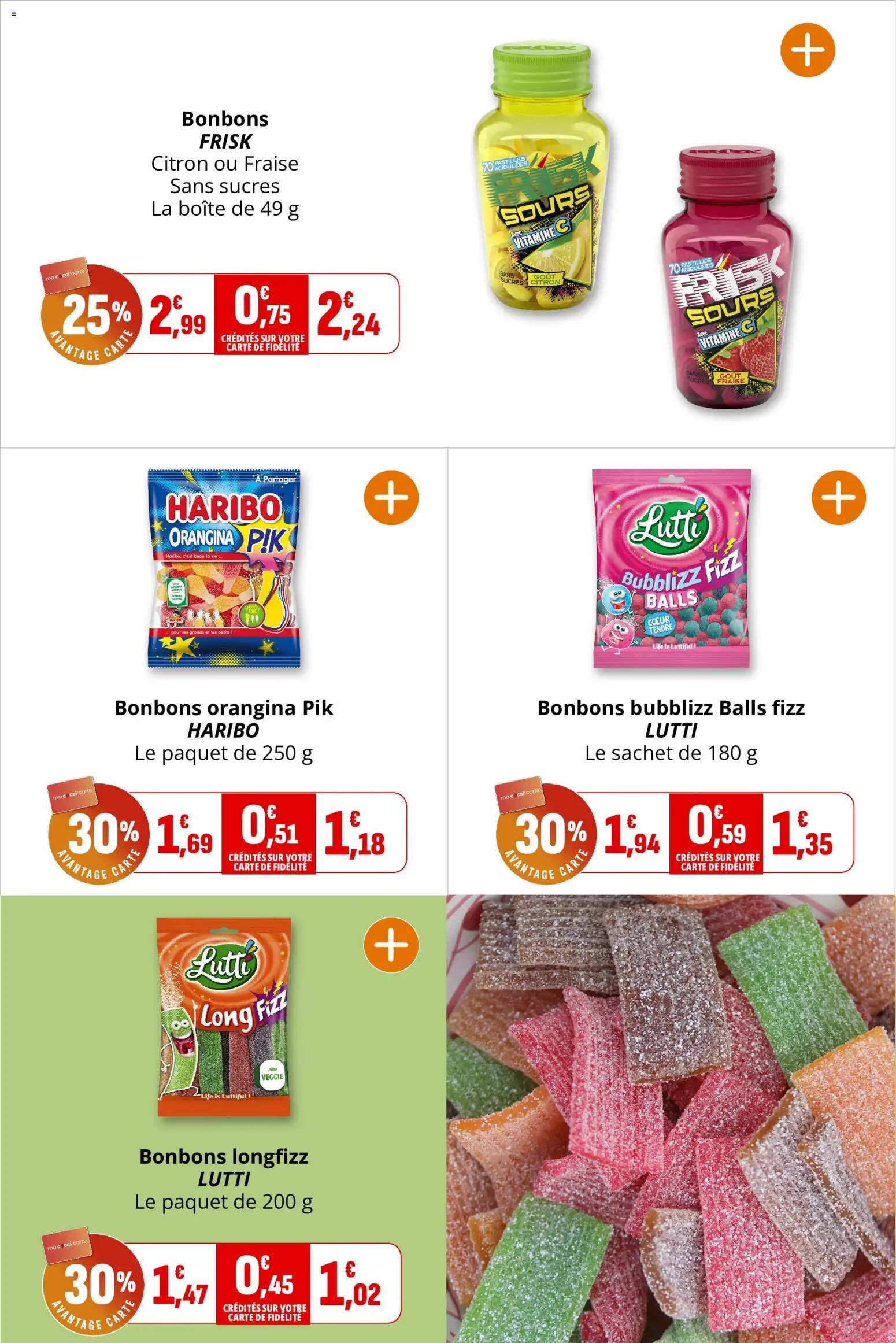 {H1} | Page: 26 | Produits: Orangina, Citron, Fraise, Bonbons