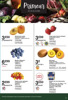 Monoprix - Prévisualisation de Monoprix catalogue valide à partir de 19.05.2026 | Page: 31 | Produits: Tomate cerise, Pommes, Tomates, Kiwi