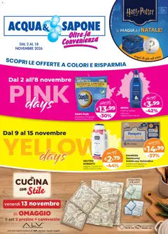 Anteprima del volantino Acqua e Sapone volantino 15 valido a partire dal 02/11/2026