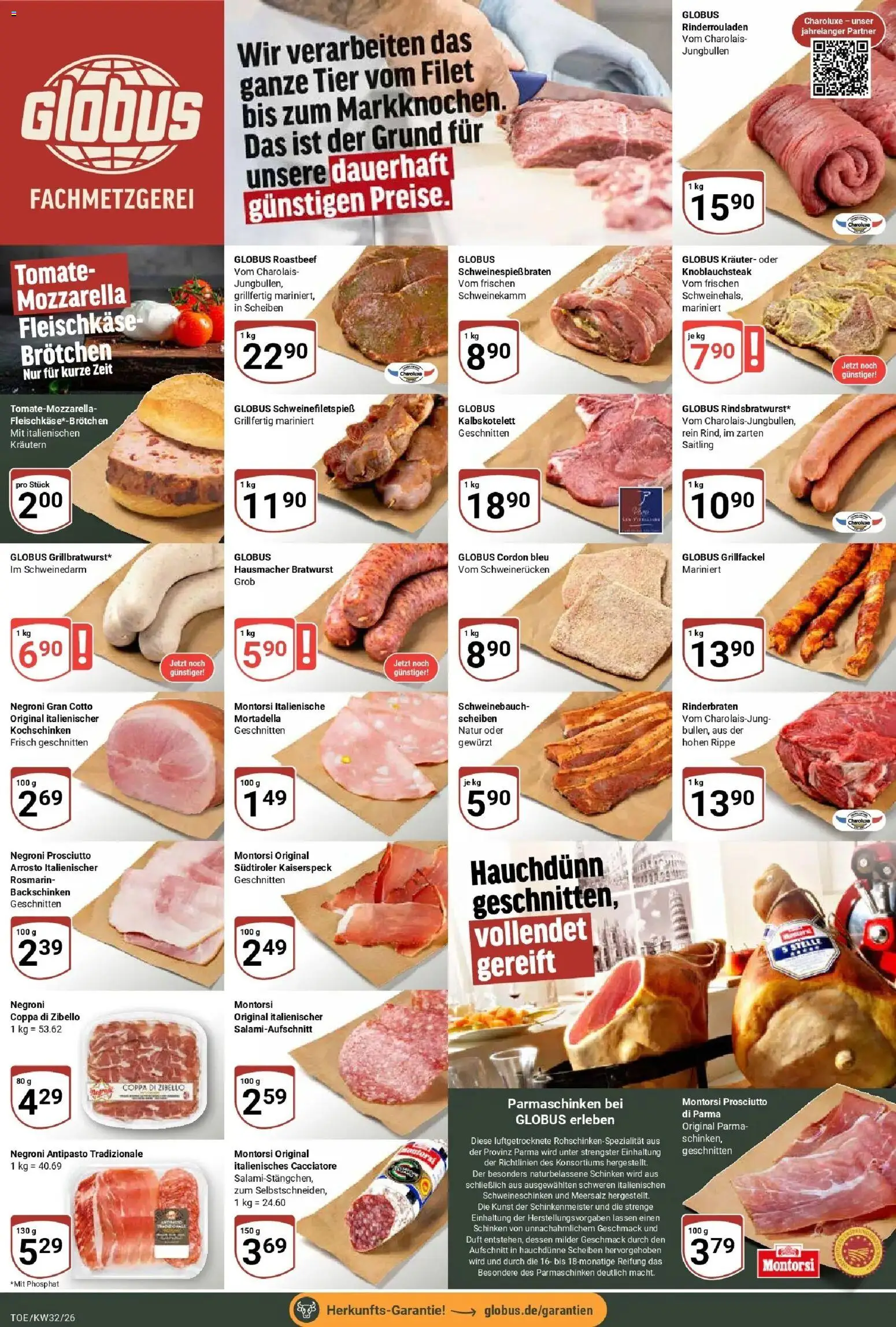 Globus Prospekt Tönisvorst (ab 03.08.2026) » Angebote online | Seite: 6 | Produkte: Rinderrouladen, Rinderbraten, Duft, Schweinerucken