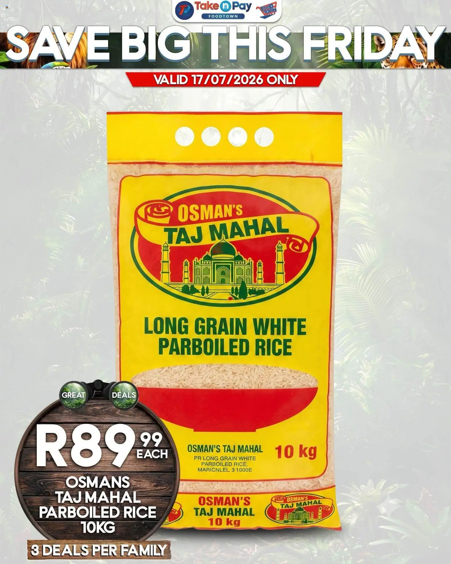 New Take n Pay catalogue – valid from 17/07/2026 | Page: 5 | Products: Rice