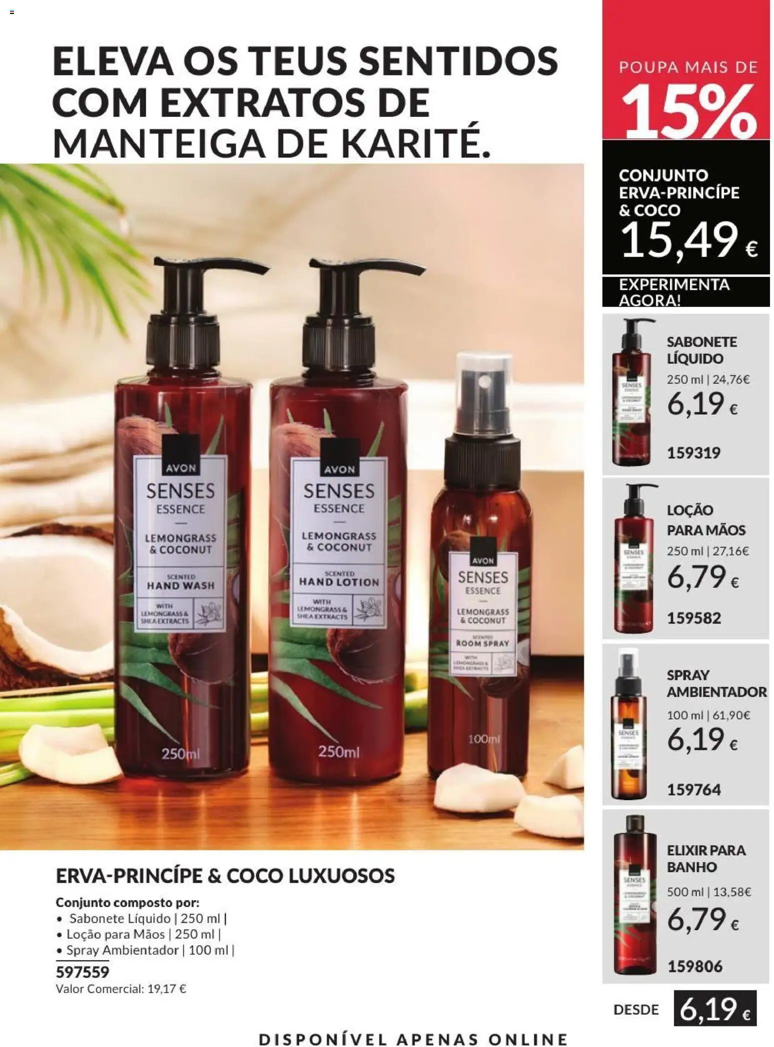 Catálogo Avon Campanha 9 │ válido de 01/09/2026 | Página: 214 | Produtos: Sabonete líquido, Sabonete, Ambientador, Banho