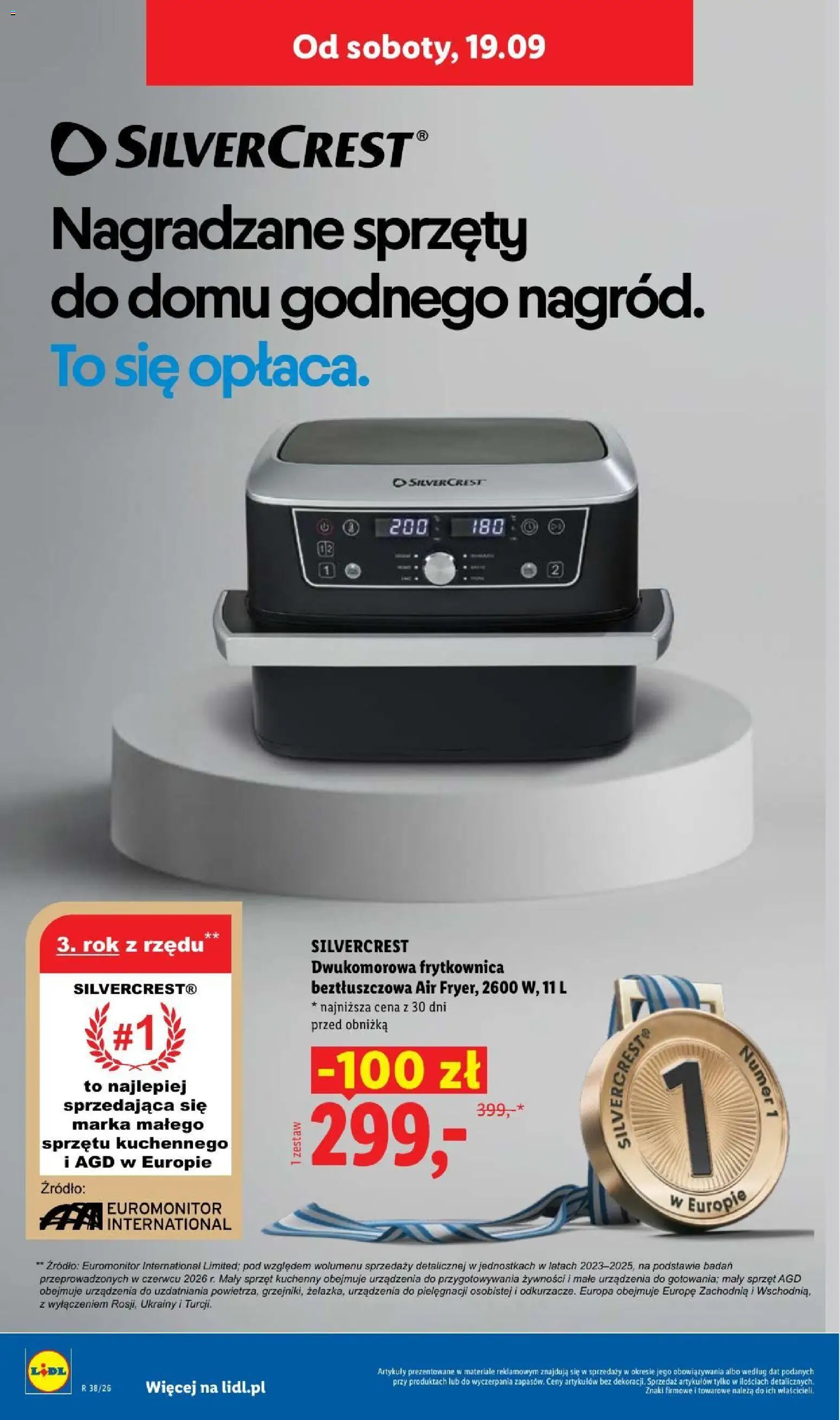 Lidl Katalog od 14.09.2026 | Strona: 52 | Produkty: Frytkownica, Frytkownica beztłuszczowa