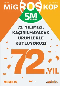 08 Ekim 2026 tarihinden itibaren geçerli olan Migros kataloğu önizlemesi