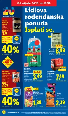 STUDENA/STUDENAC Prirodna mineralna voda, 6 x 1.5 l - Pregled kataloga iz trgovine Lidl, vrijedi od 12.10.2026 | Stranica: 58