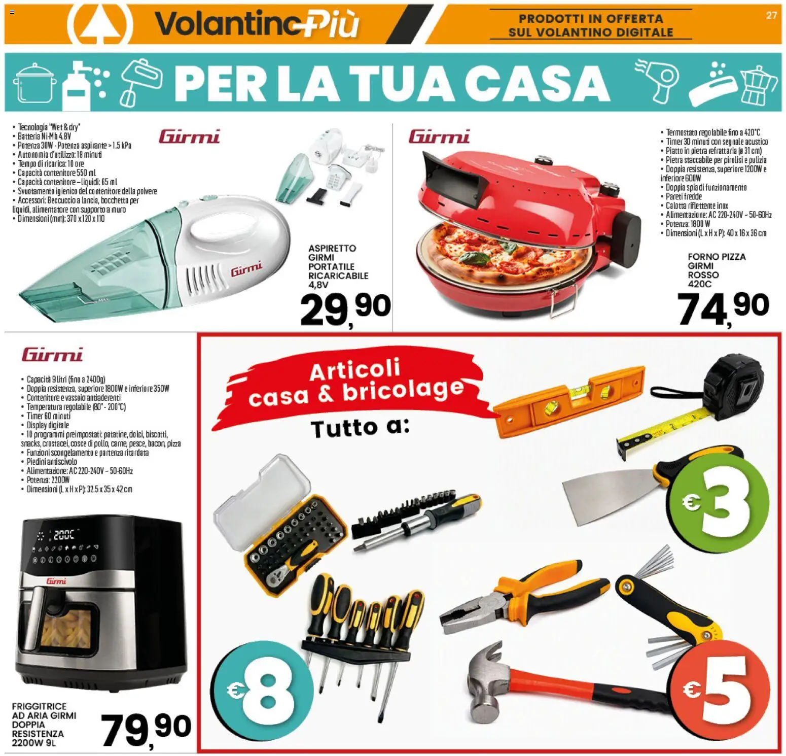 Volantino Interspar del 01/10/2026 | Pagina: 27 | Prodotti: Pizza, Piatto, Forno, Batteria