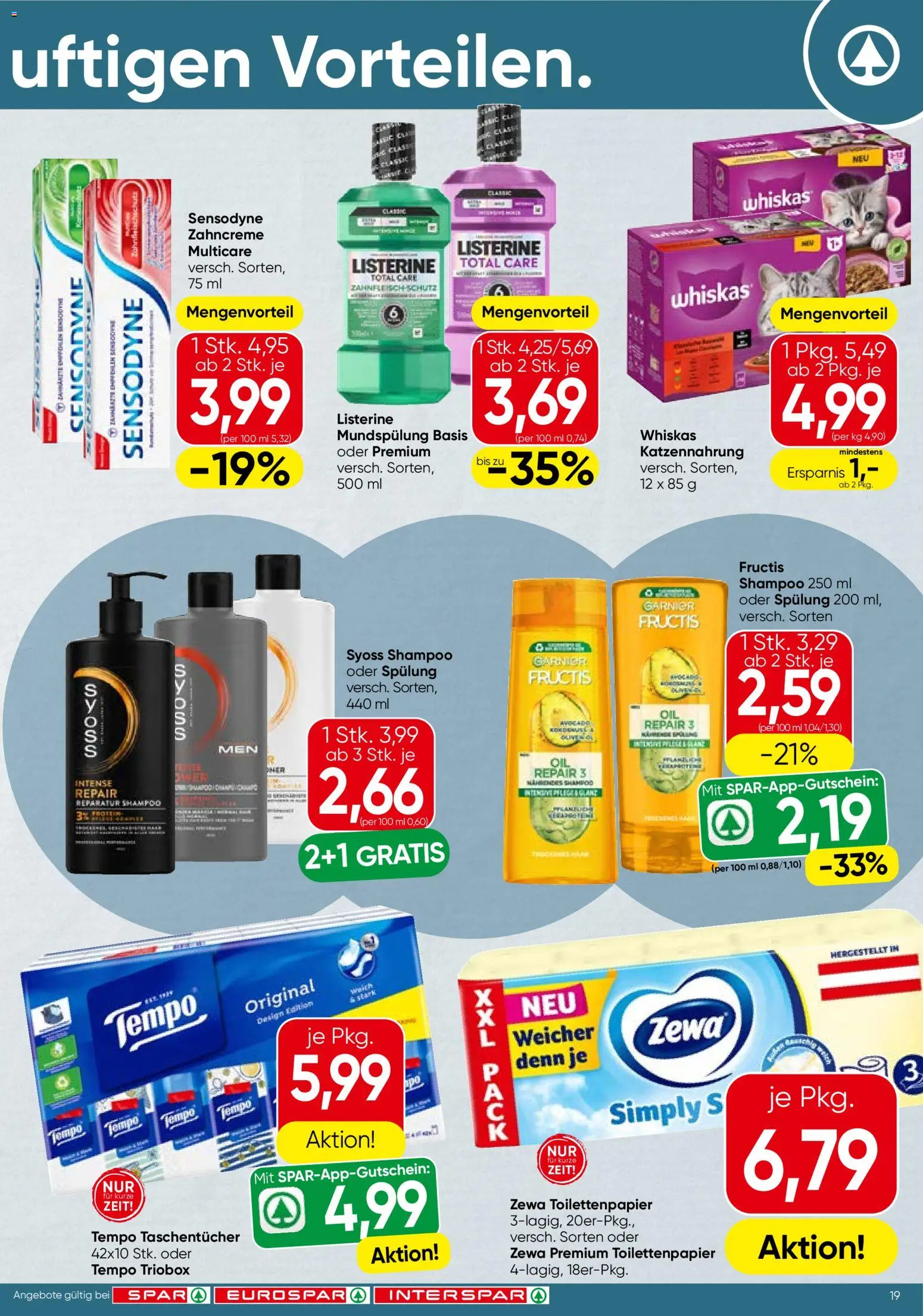 Spar Flugblatt gültig ab 22.10.2026 | Seite: 19