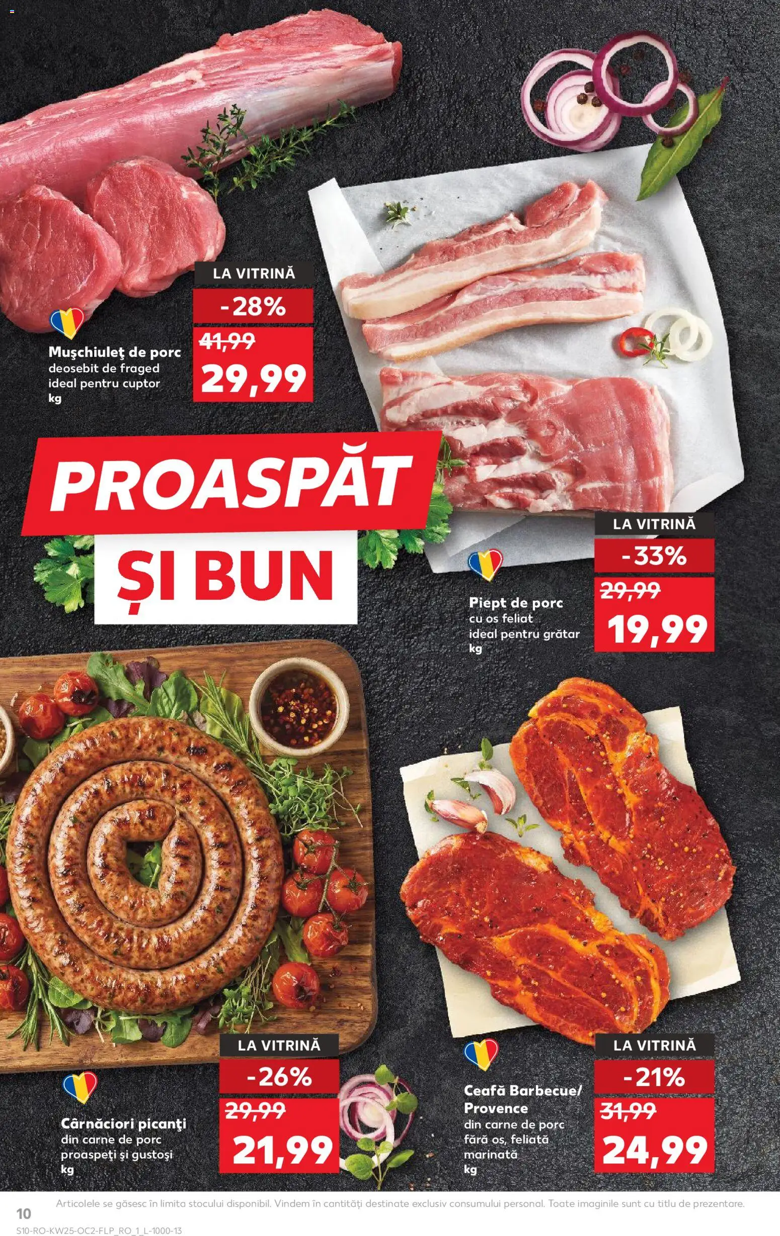 Kaufland RO akciós ujság - amely érvényes a következő dátumtól: 17.06.2026 | Oldal: 10