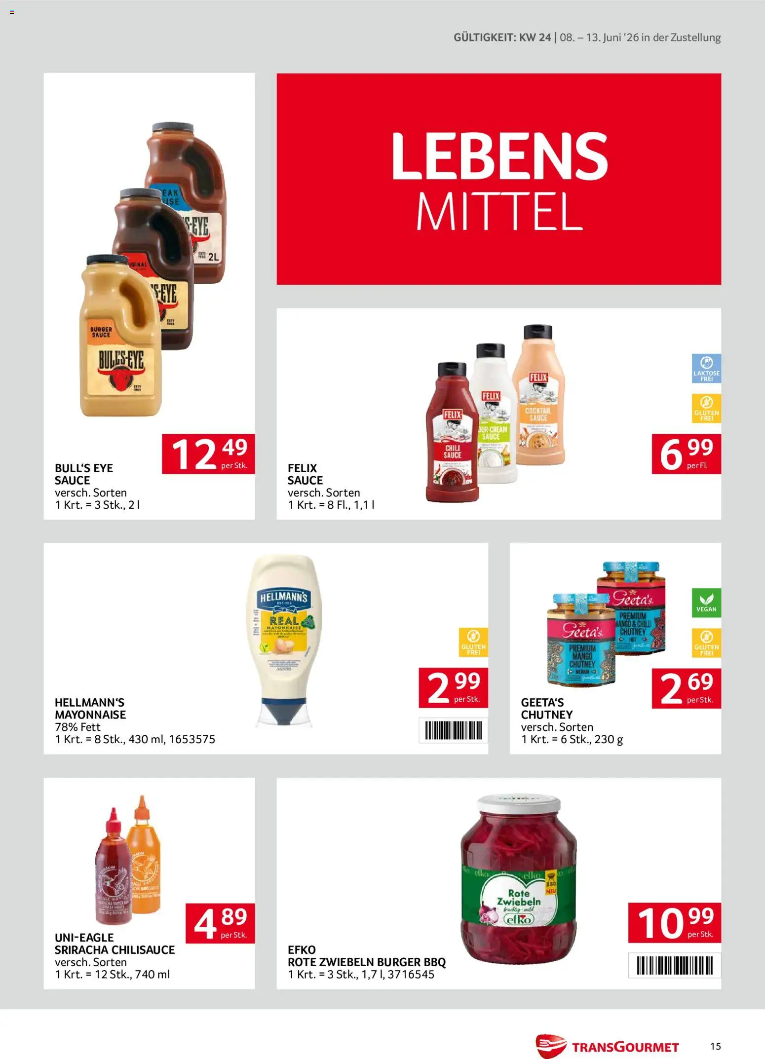 Transgourmet Zustellaktion gültig ab 08.06.2026 | Seite: 15