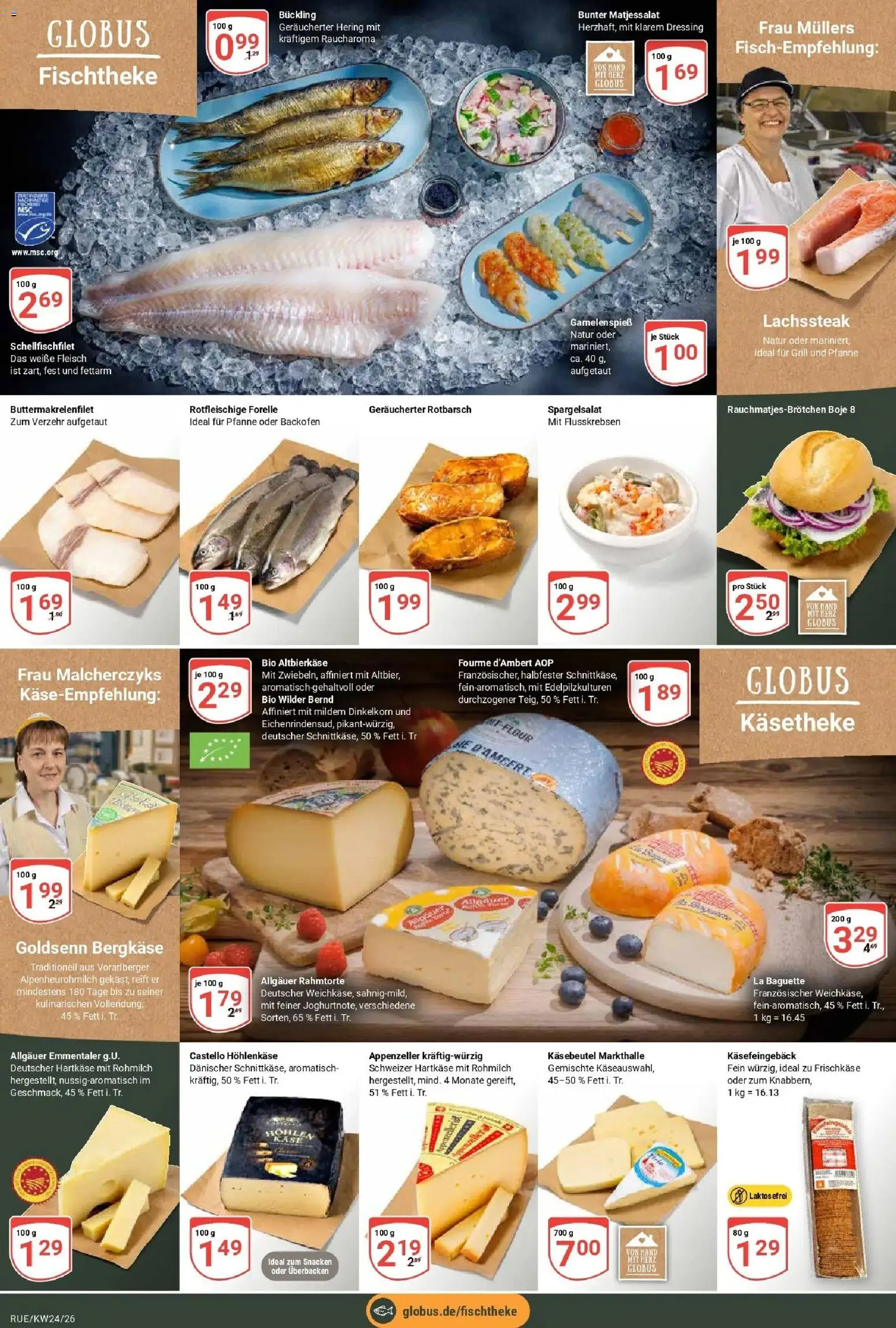 Globus Prospekt Rüsselsheim – gültig ab 08.06.2026 | Seite: 14 | Produkte: Dressing, Baguette, Fleisch, Frischkase