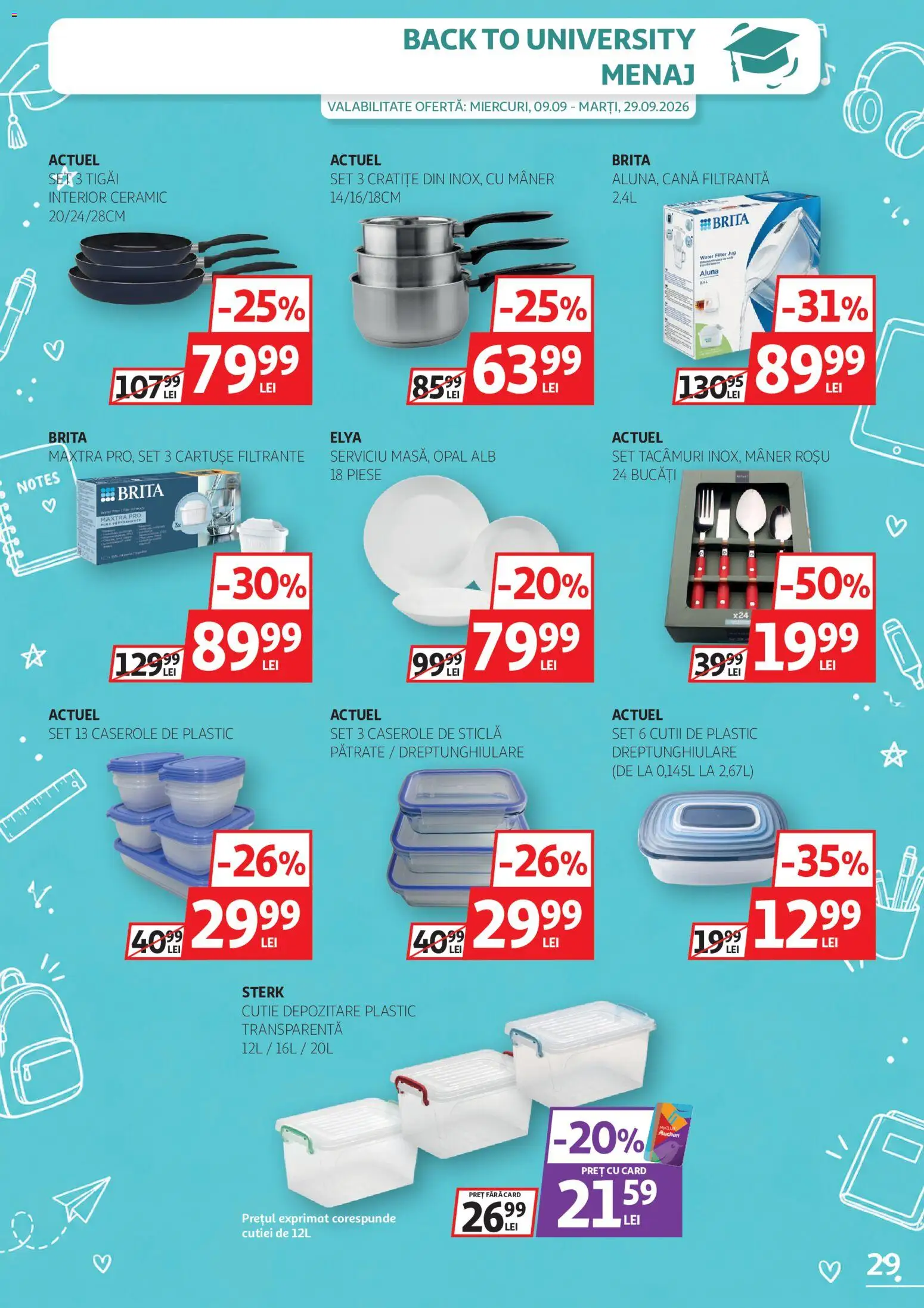 Noul catalog Auchan – valabil de la 09.09.2026 | Pagină: 29