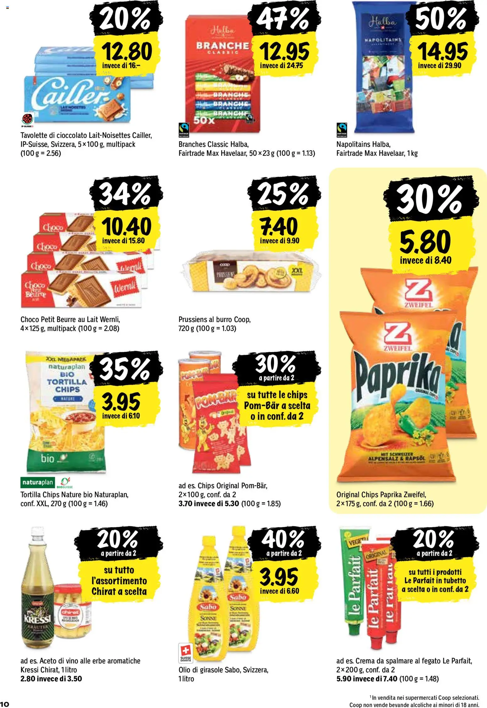 Coop aktionen IT – gültig ab 27.08.2026 | Seite: 10 | Produkte: Paprika, Chips